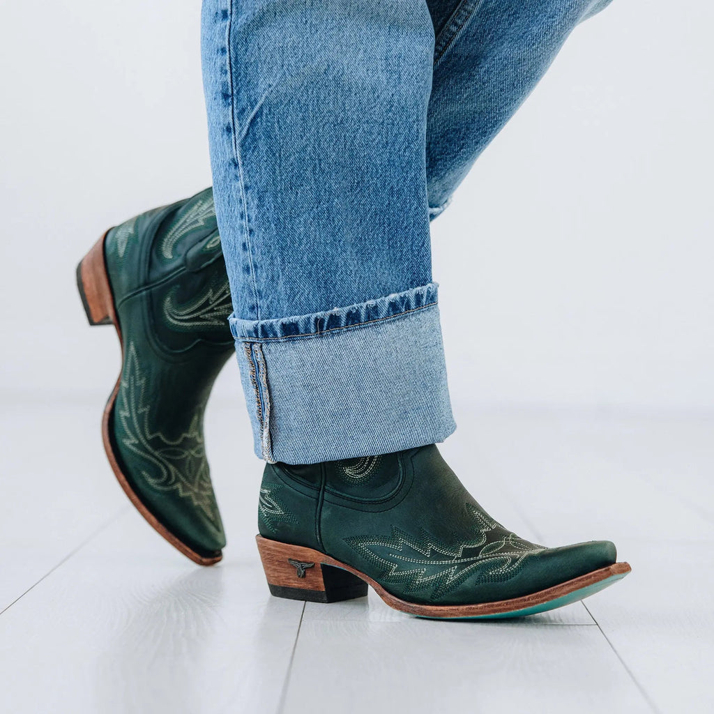 Lexington Bootie - Emerald Green **Final Sale**