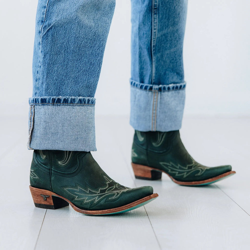 Lexington Bootie - Emerald Green **Final Sale**