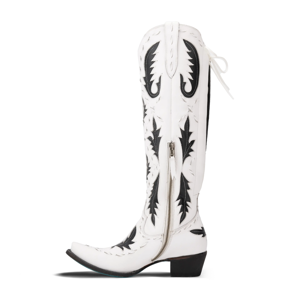 Reverie Knee High Corset - Newsprint