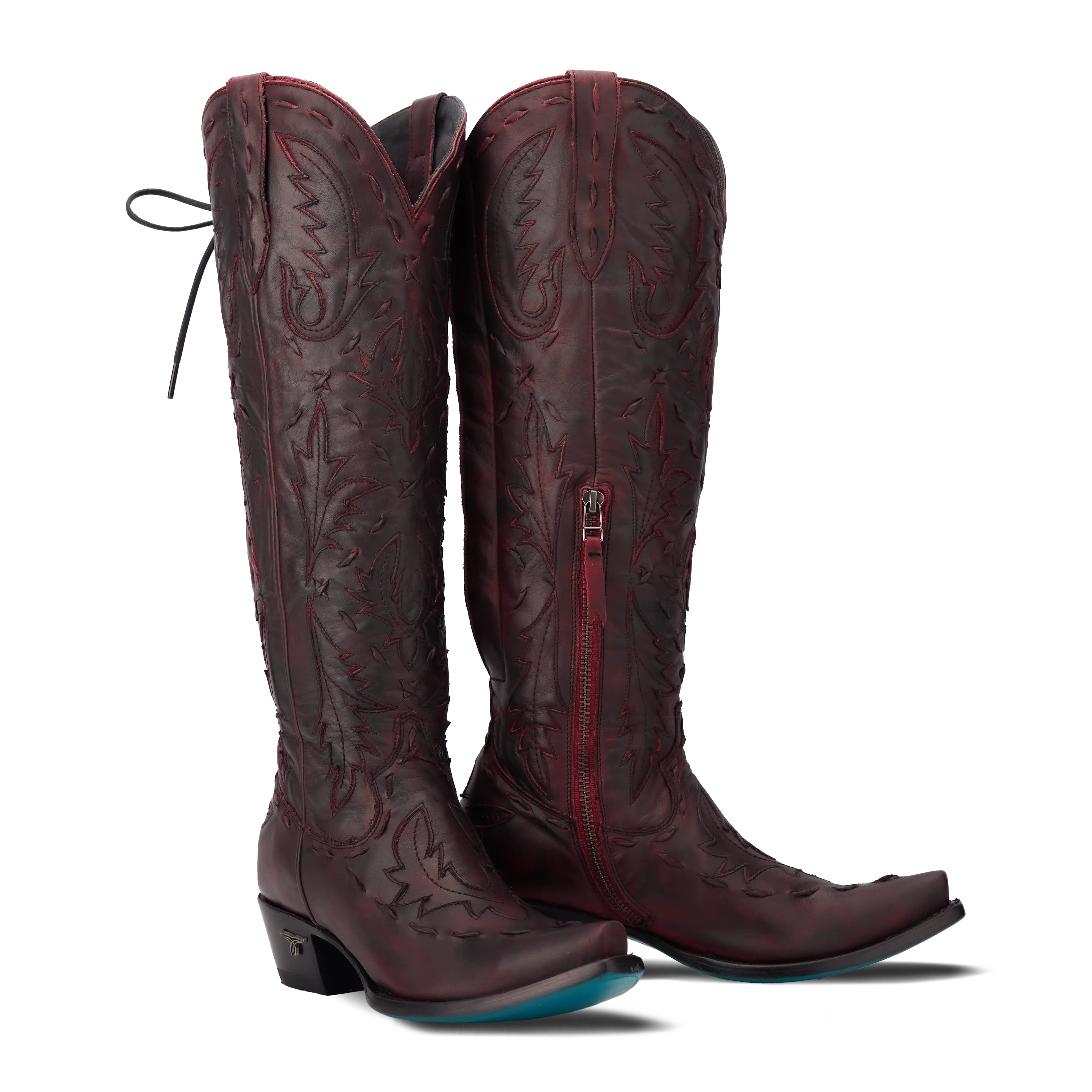 Reverie Knee High Corset - Black Cherry