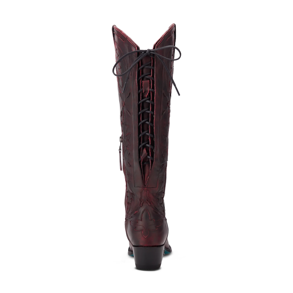 Reverie Knee High Corset - Black Cherry