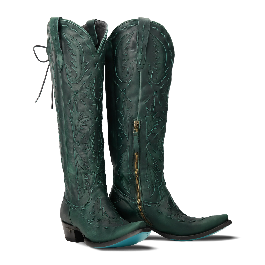 Reverie Knee High Corset - Emerald Green **Final Sale**