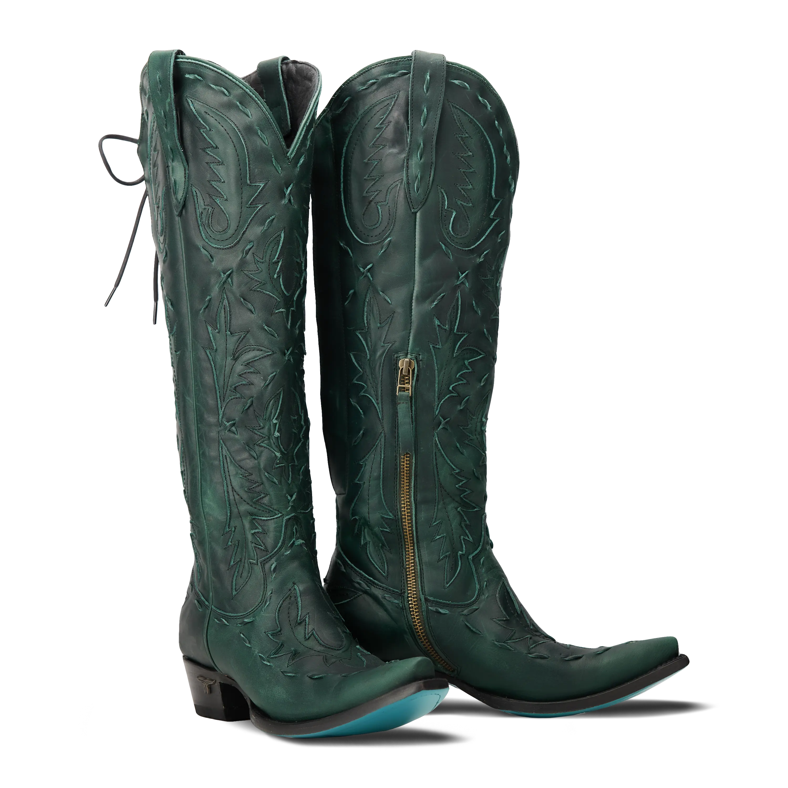 Reverie Knee High Corset - Emerald Green **Final Sale**