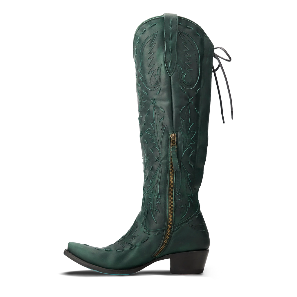 Reverie Knee High Corset - Emerald Green **Final Sale**
