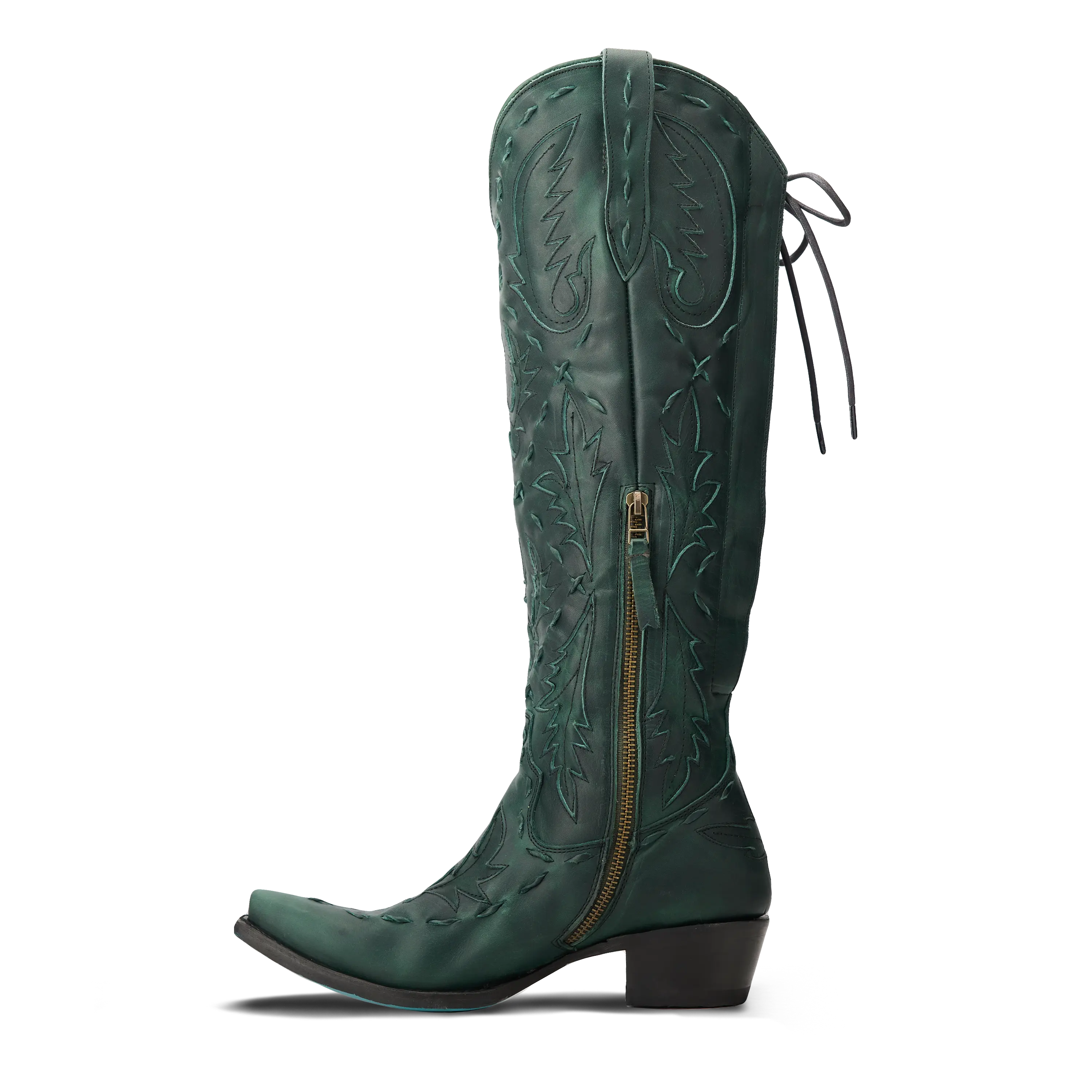 Reverie Knee High Corset - Emerald Green **Final Sale**