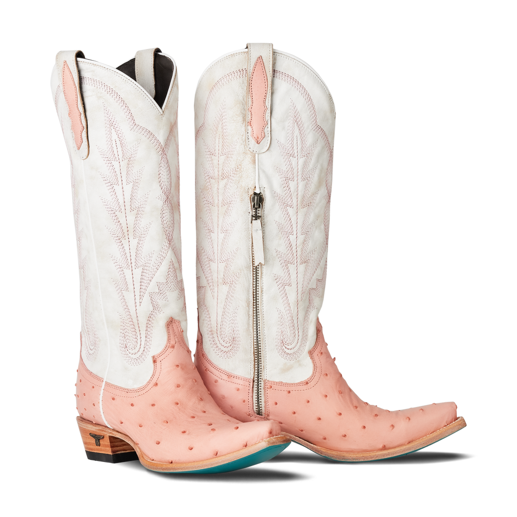 Skylight Boot - Blush Ostrich