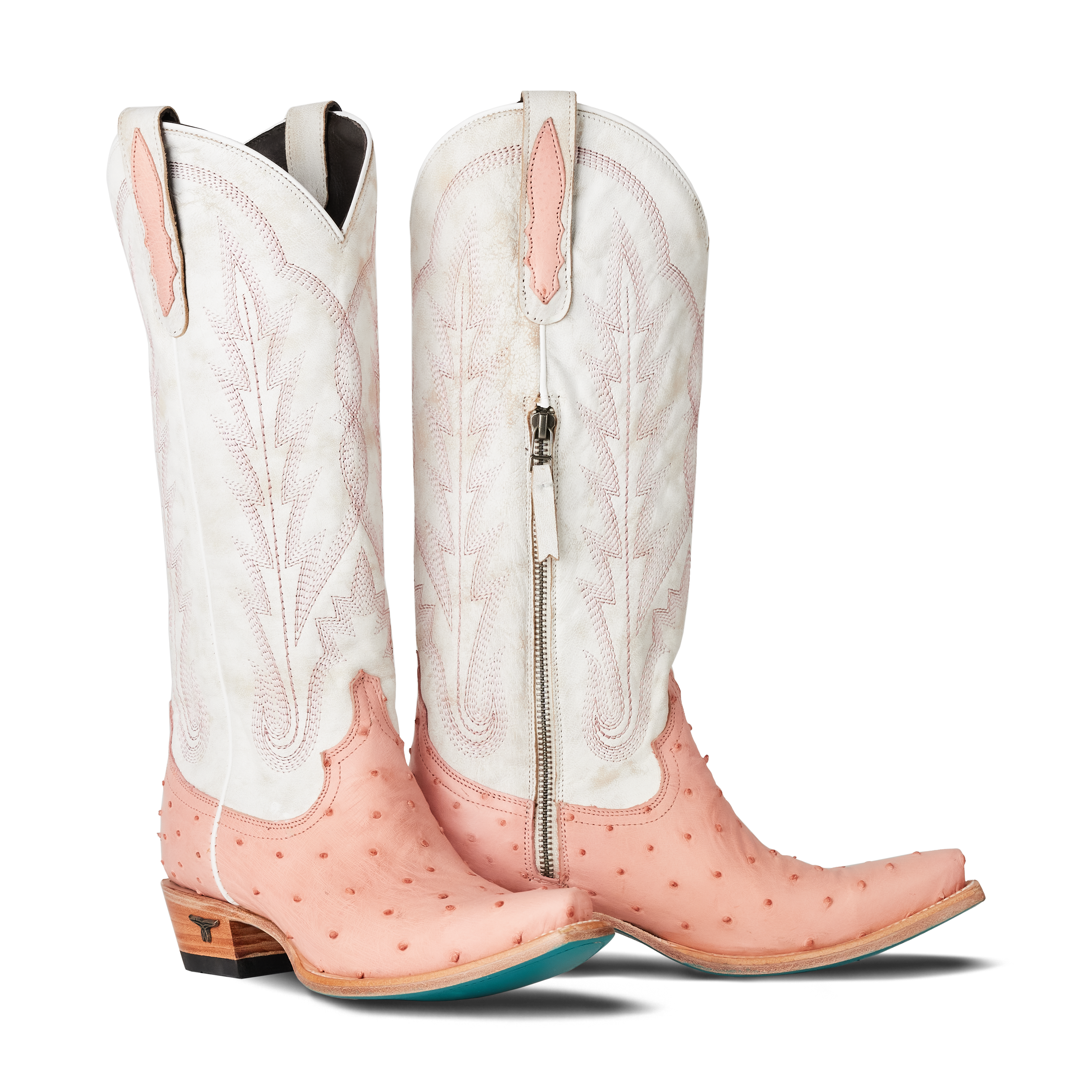 Skylight Boot - Blush Ostrich