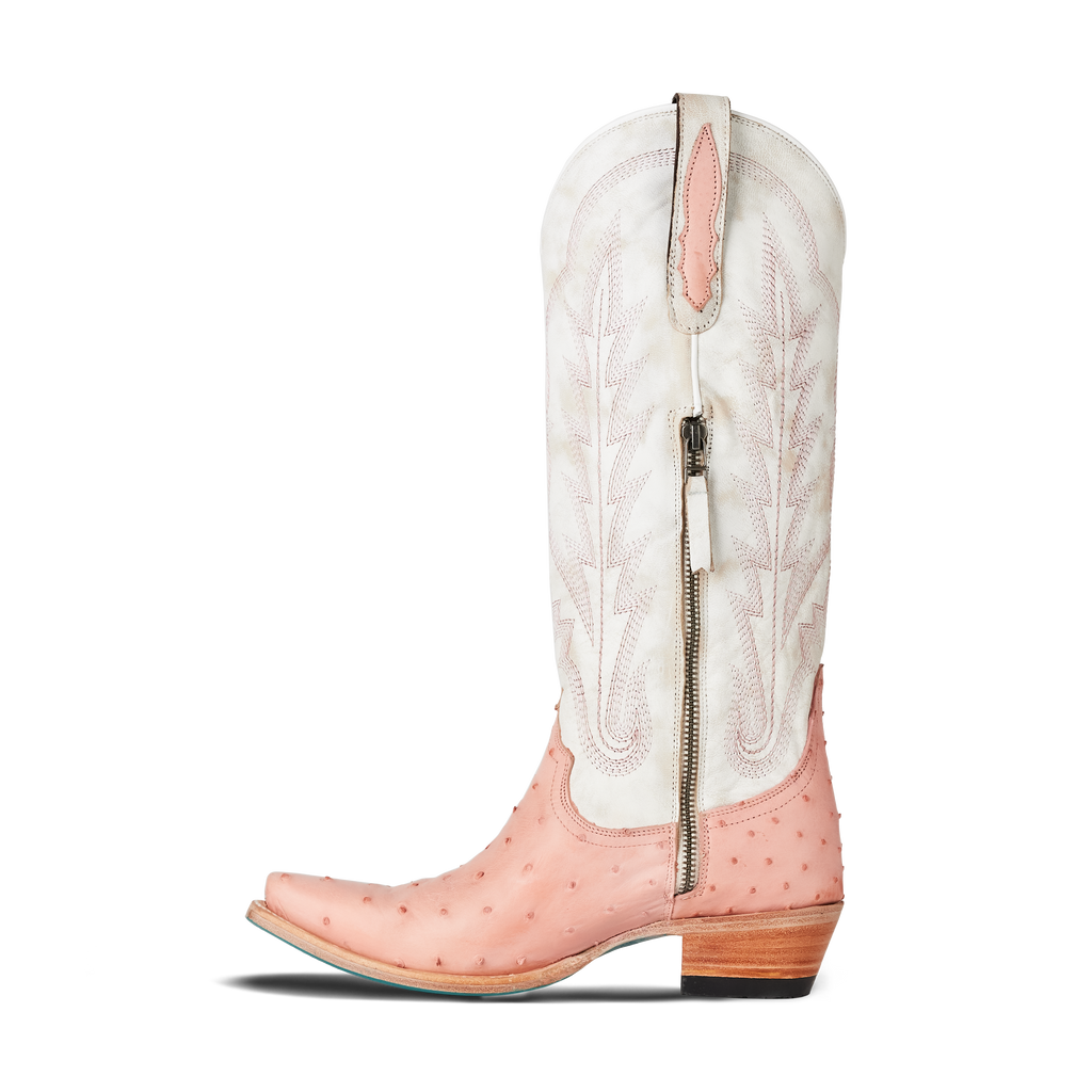 Skylight Boot - Blush Ostrich