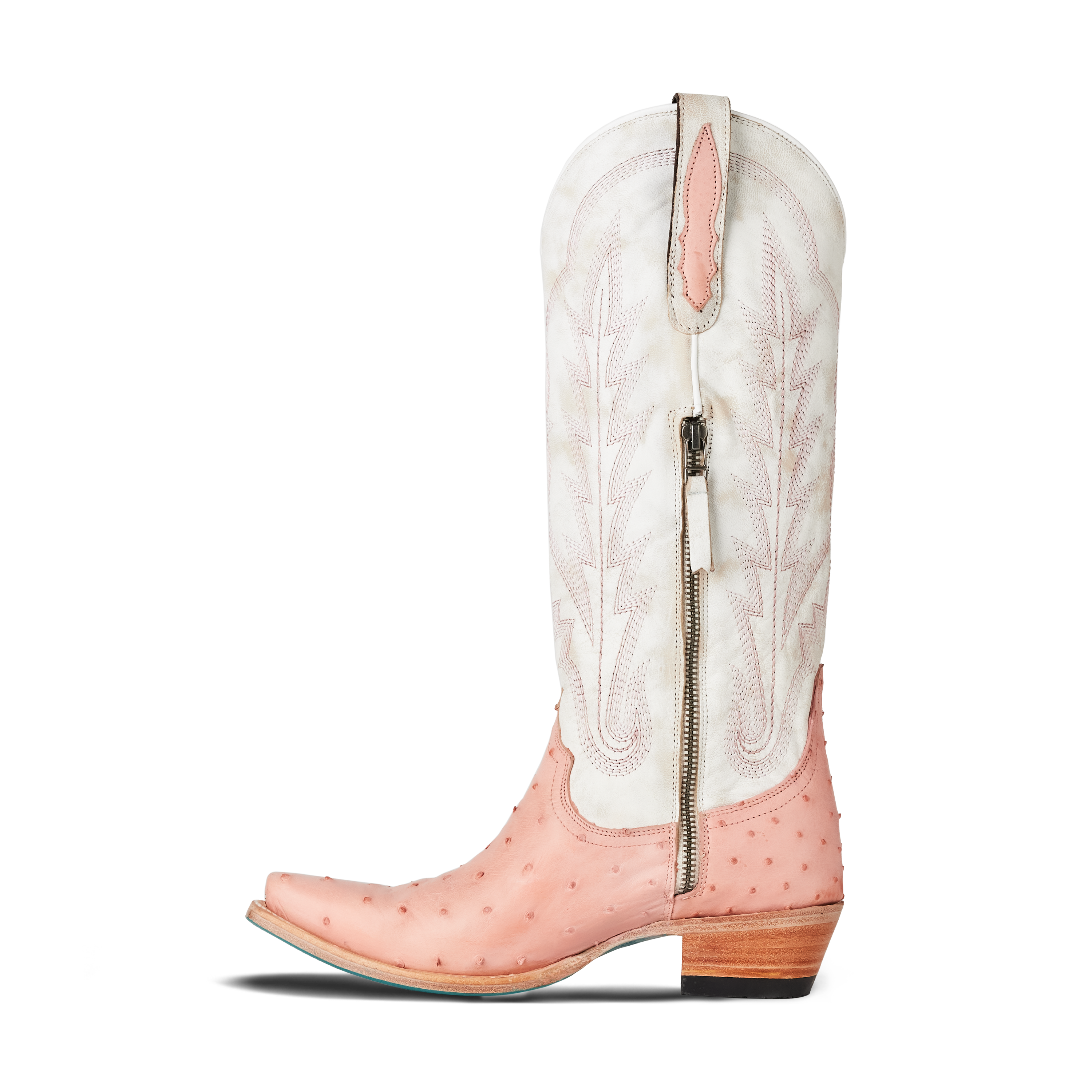 Skylight Boot - Blush Ostrich