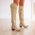 Lexington OTK Corset - Latte Suede **Final Sale**