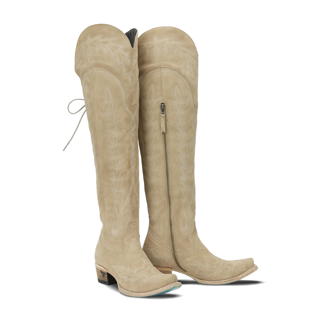 Lexington OTK Corset - Latte Suede **Final Sale**