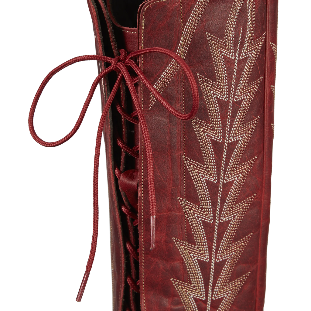 Lexington OTK Corset - Smoldering Ruby