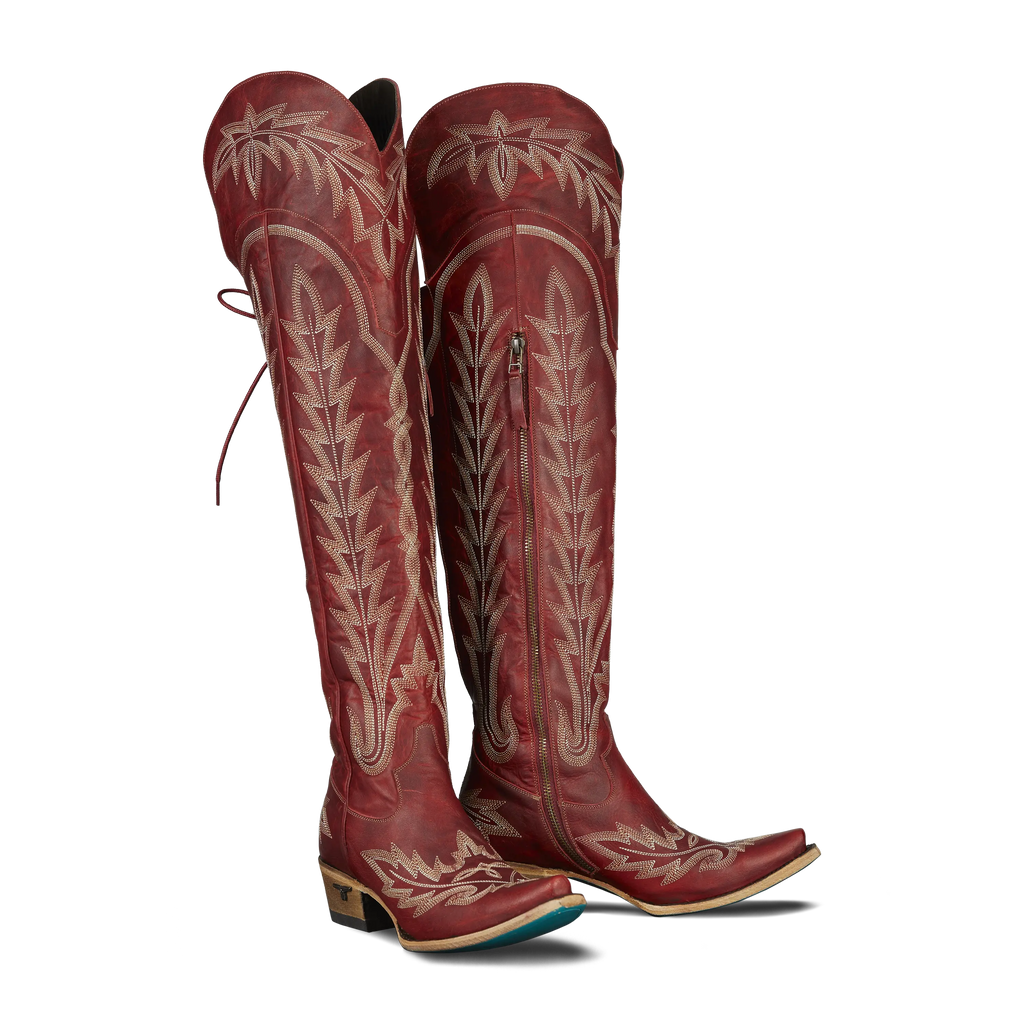 Lexington OTK Corset - Smoldering Ruby