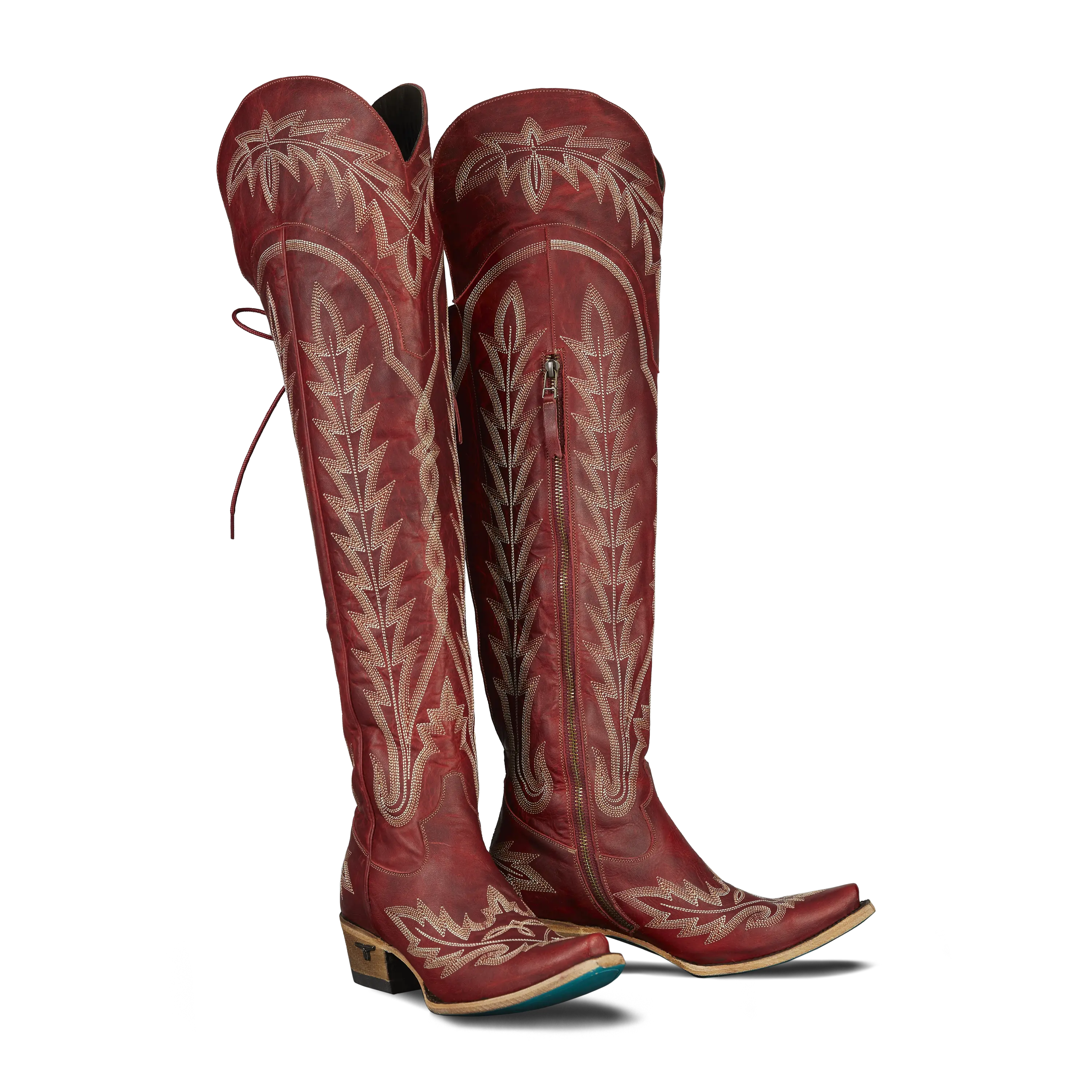 Lexington OTK Corset - Smoldering Ruby