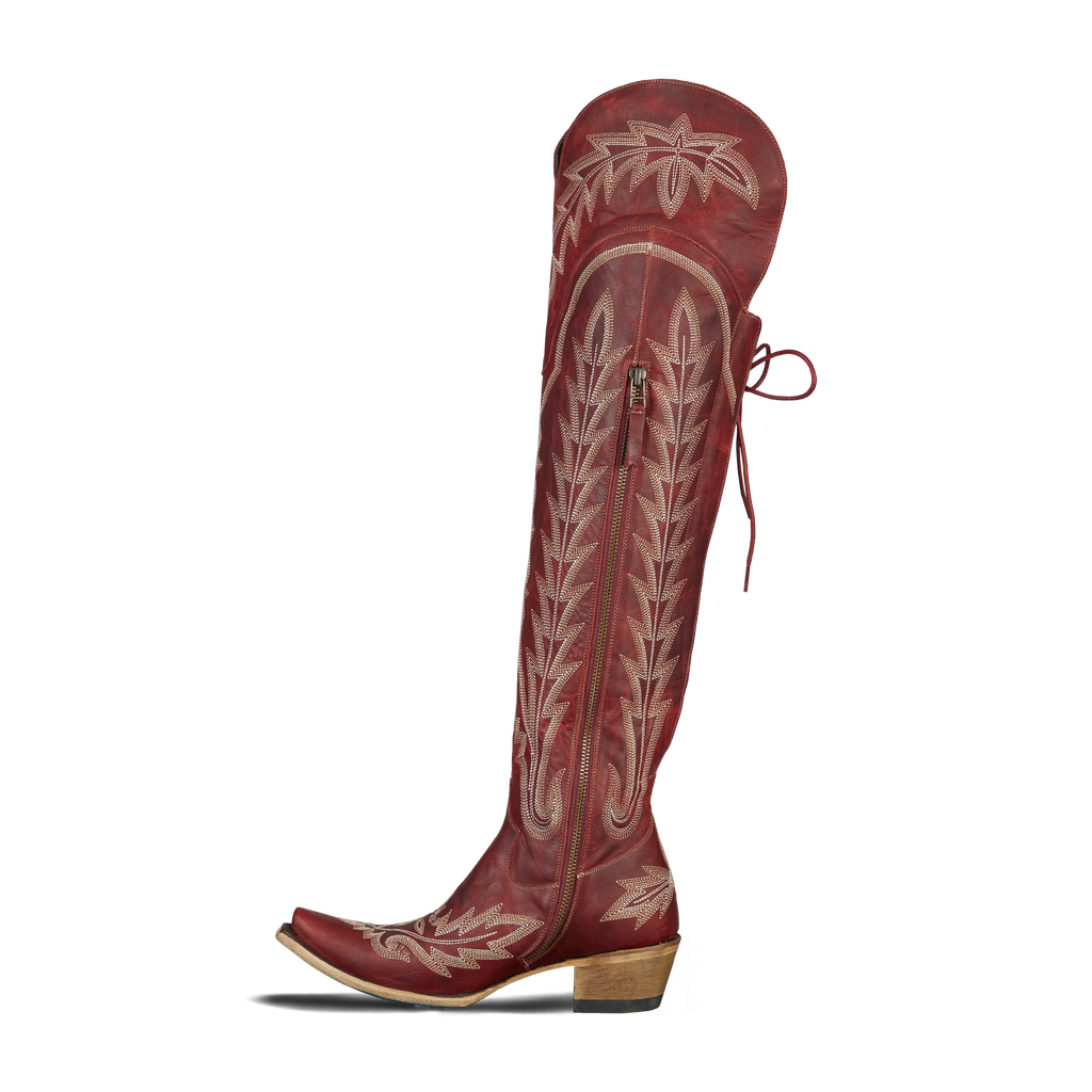 Lexington OTK Corset - Smoldering Ruby