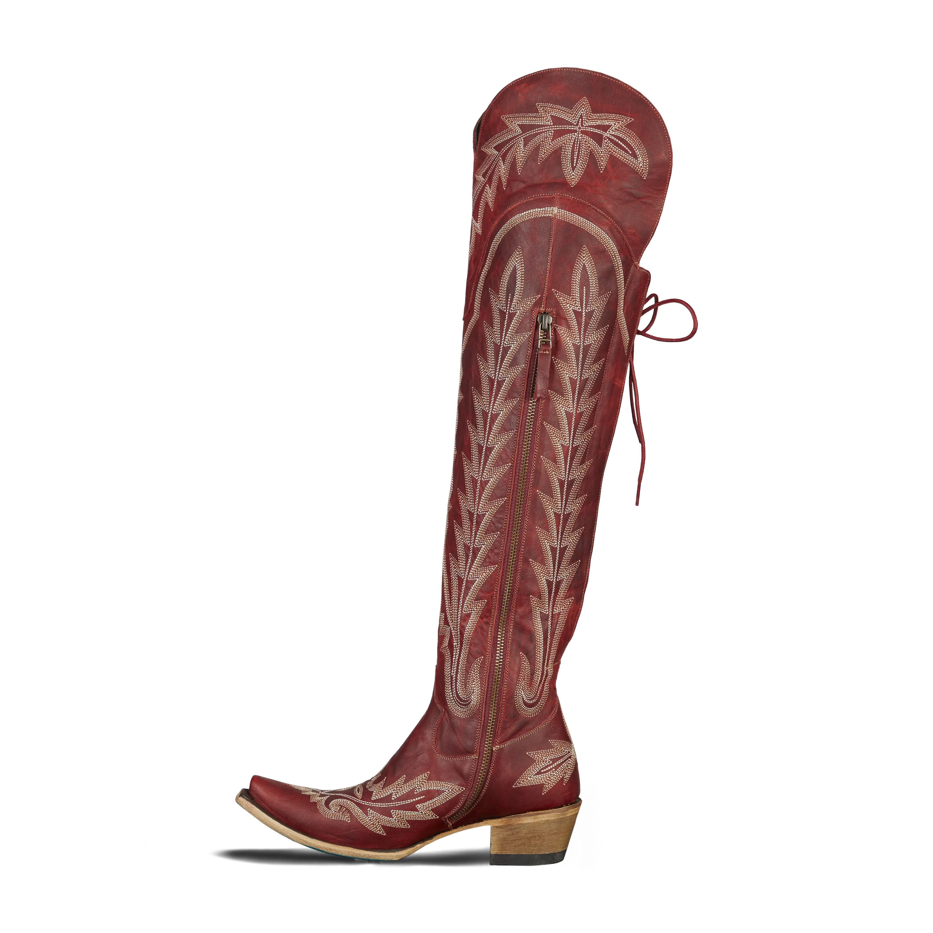 Lexington OTK Corset - Smoldering Ruby