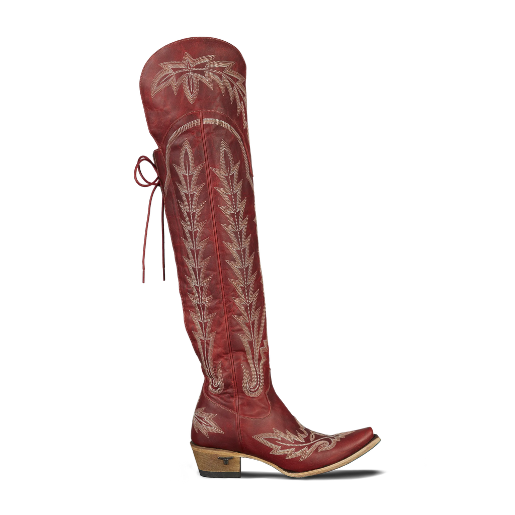 Lexington OTK Corset - Smoldering Ruby
