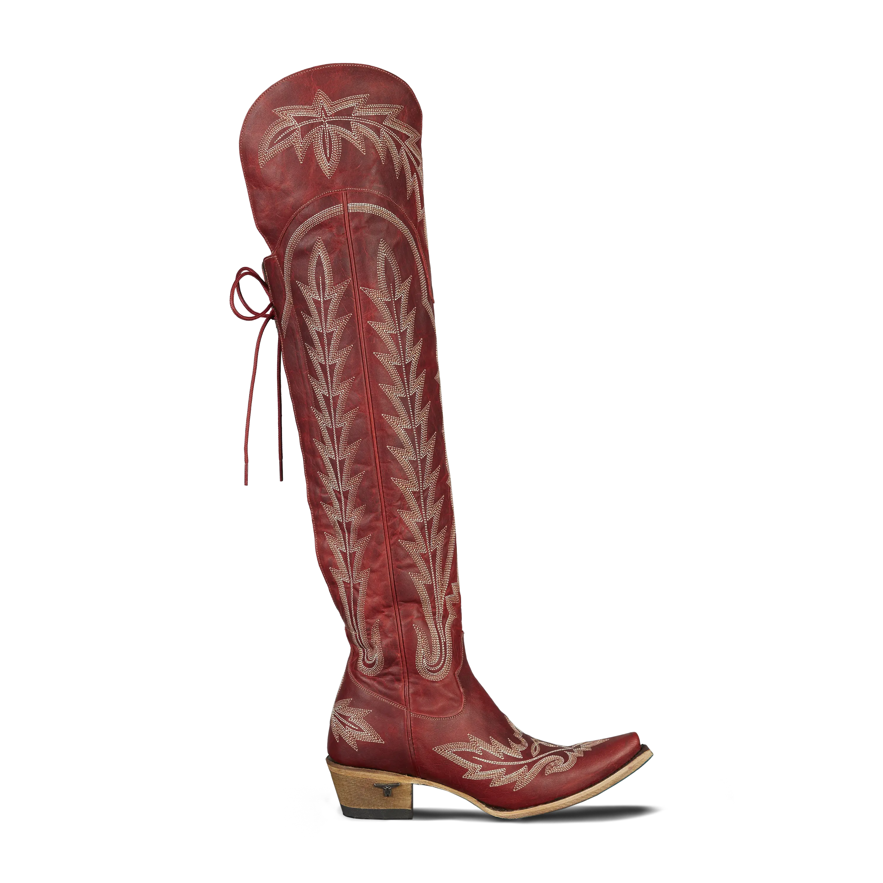 Lexington OTK Corset - Smoldering Ruby