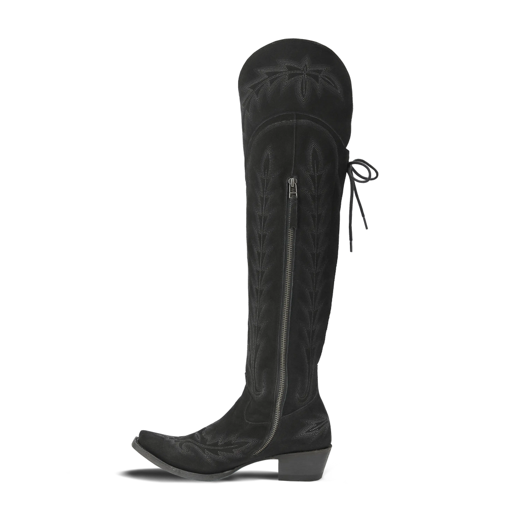 Lexington OTK Corset - Soft Black Suede **Final Sale**