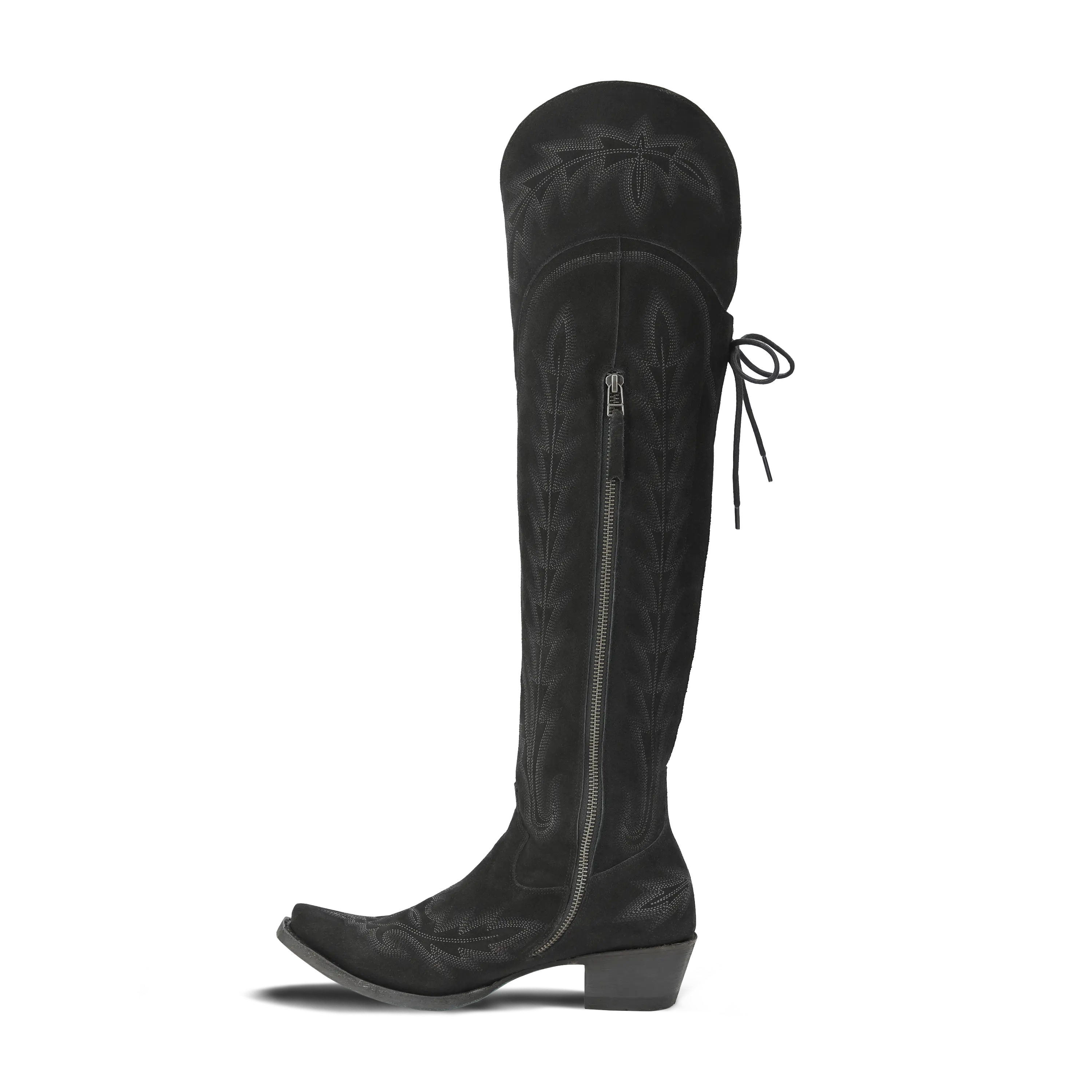 Lexington OTK Corset - Soft Black Suede **Final Sale**