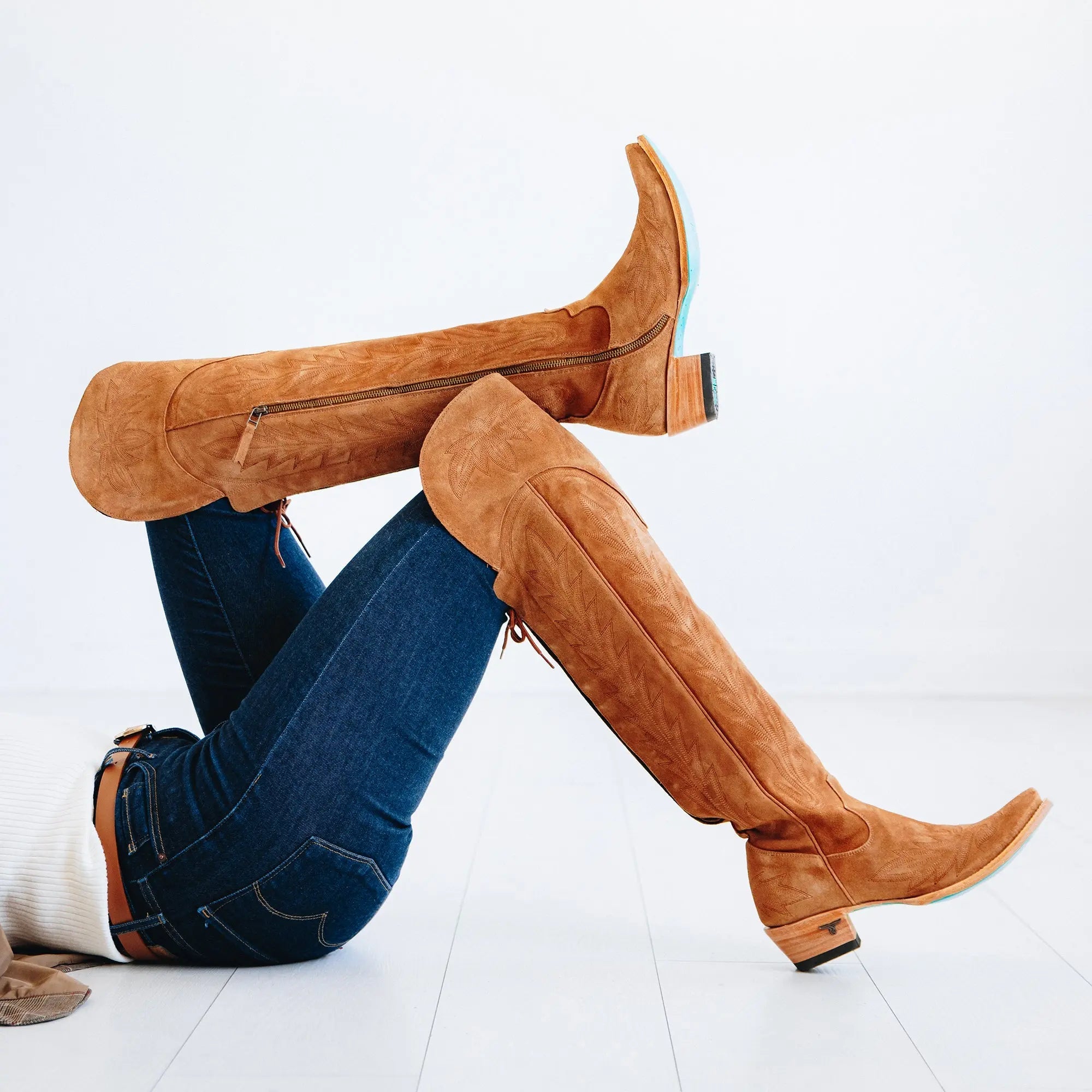 Lexington OTK Corset - Toffee Roughout **Final Sale**