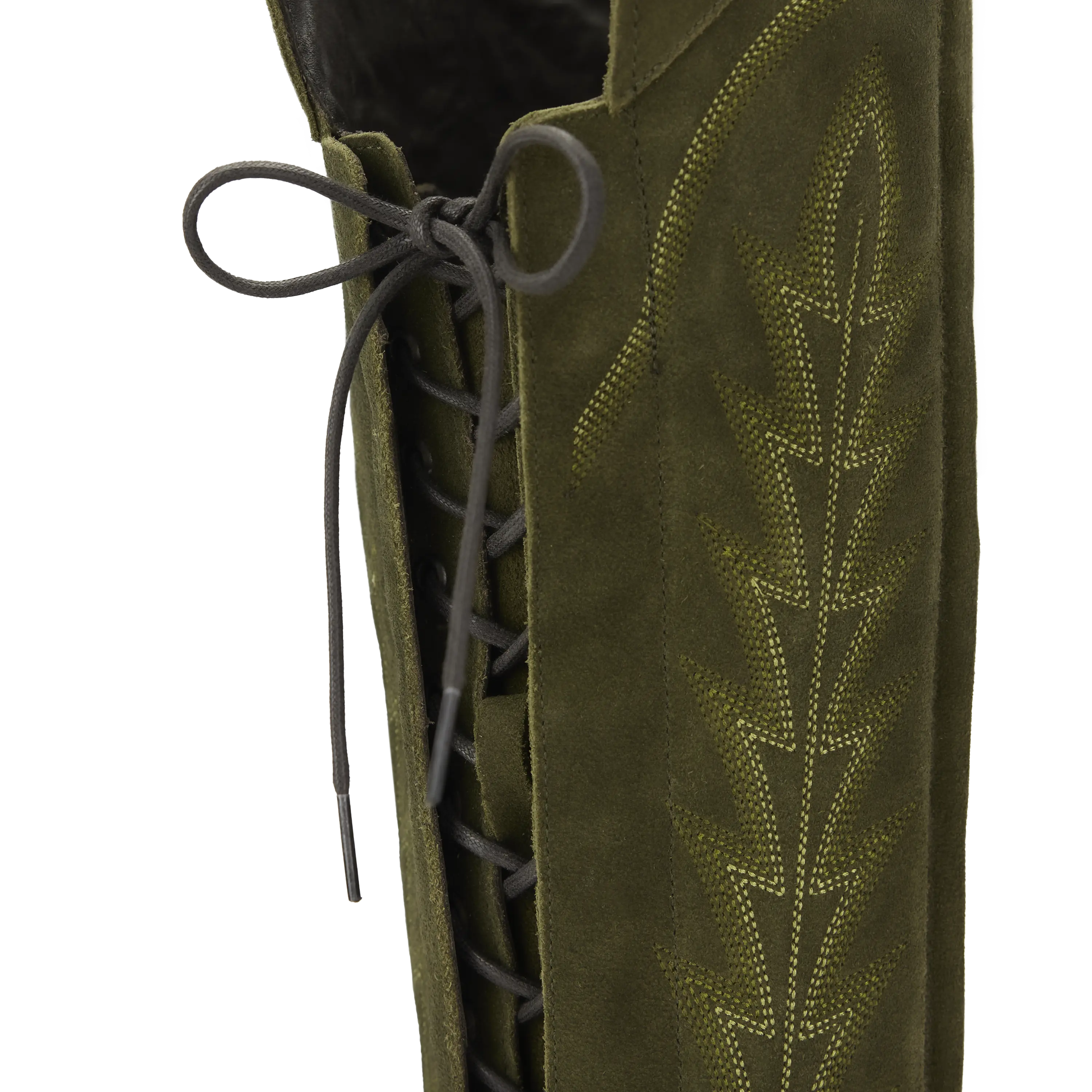 Lexington OTK Corset - Olive Suede **Final Sale**
