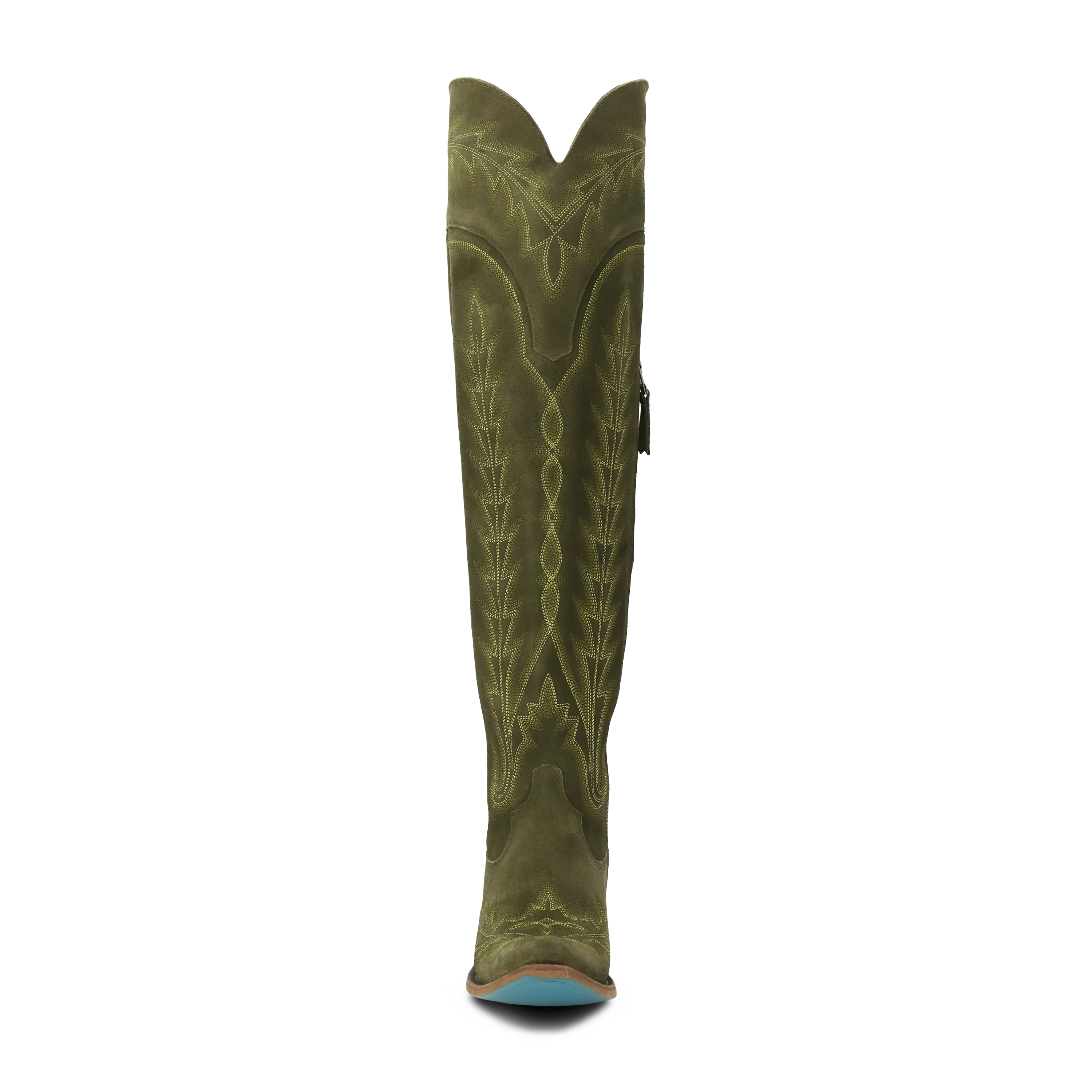 Lexington OTK Corset - Olive Suede **Final Sale**