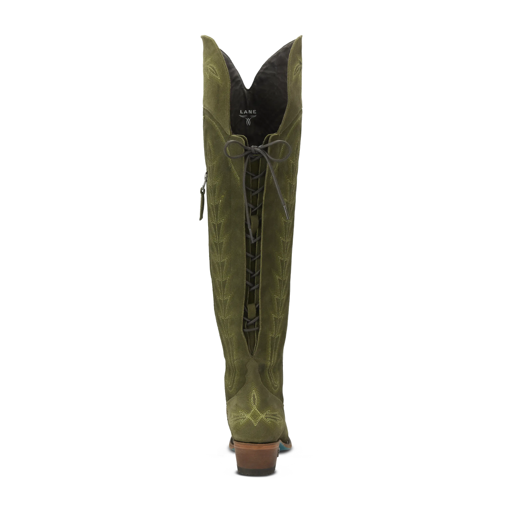Lexington OTK Corset - Olive Suede **Final Sale**