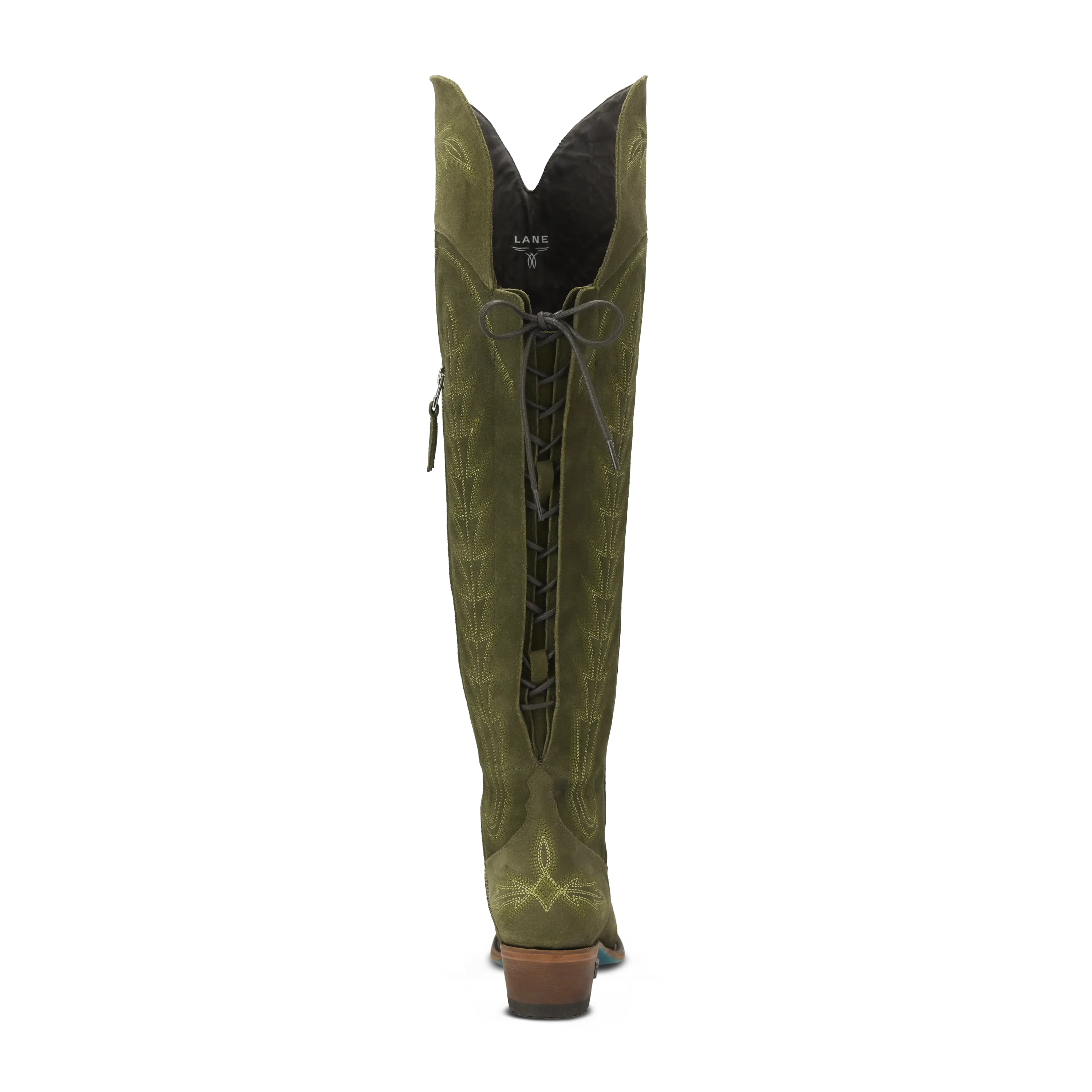 Lexington OTK Corset - Olive Suede **Final Sale**