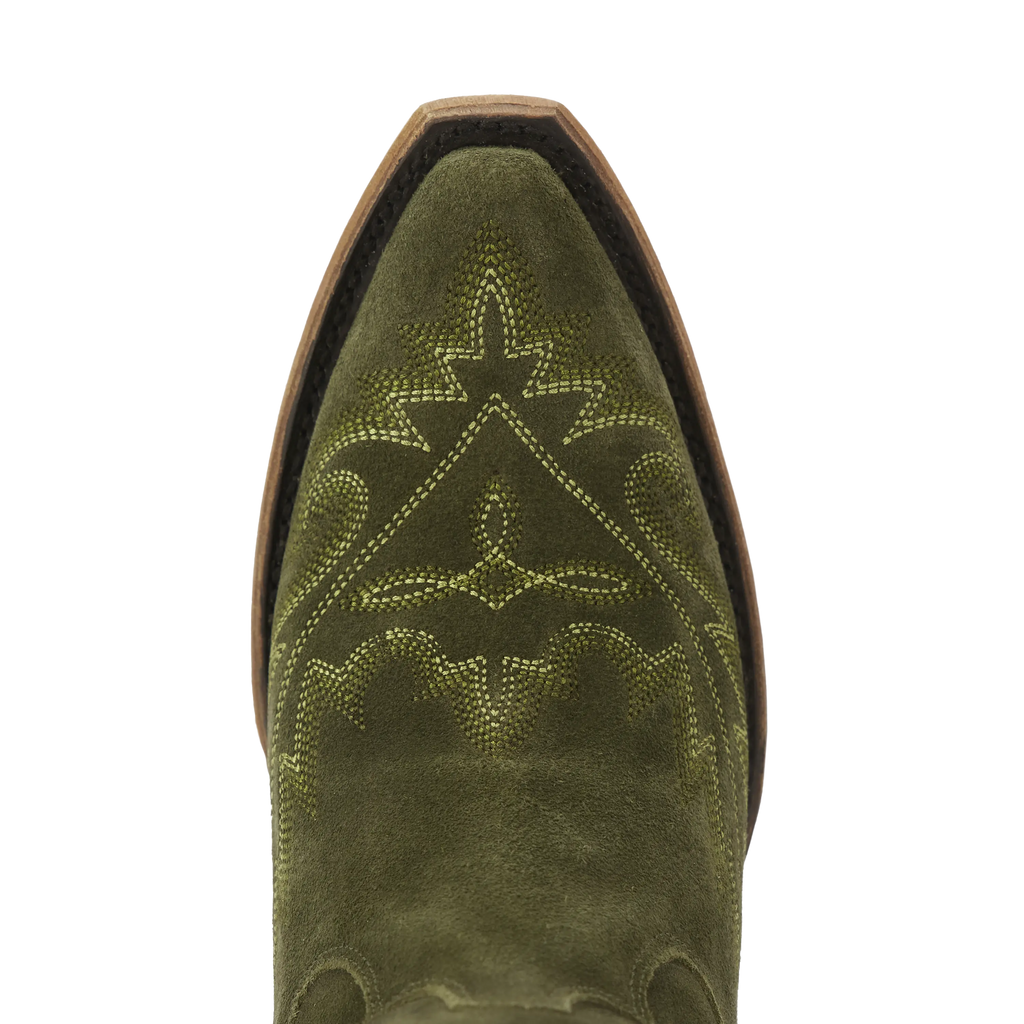Lexington OTK Corset - Olive Suede **Final Sale**
