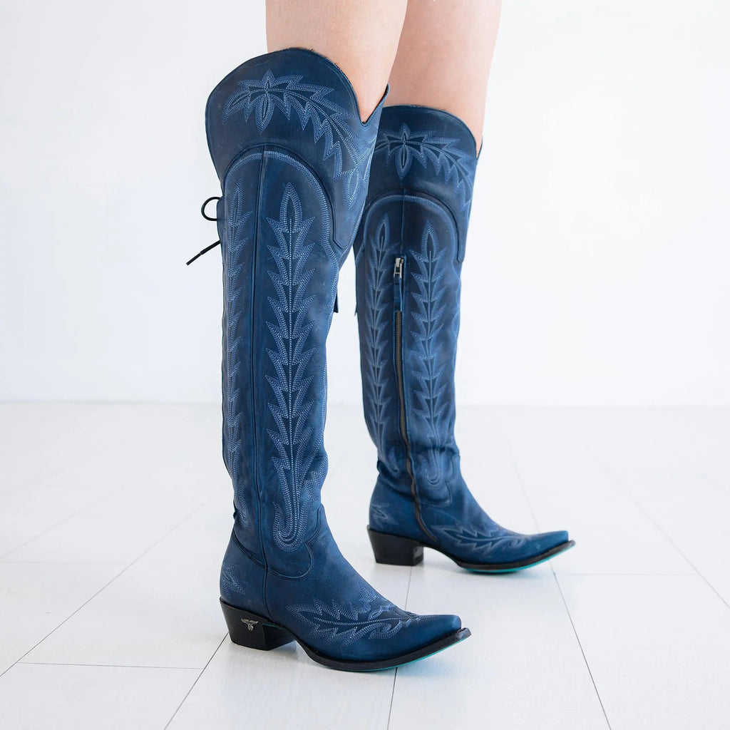 Lexington OTK Corset - Midnight Navy **Final Sale**
