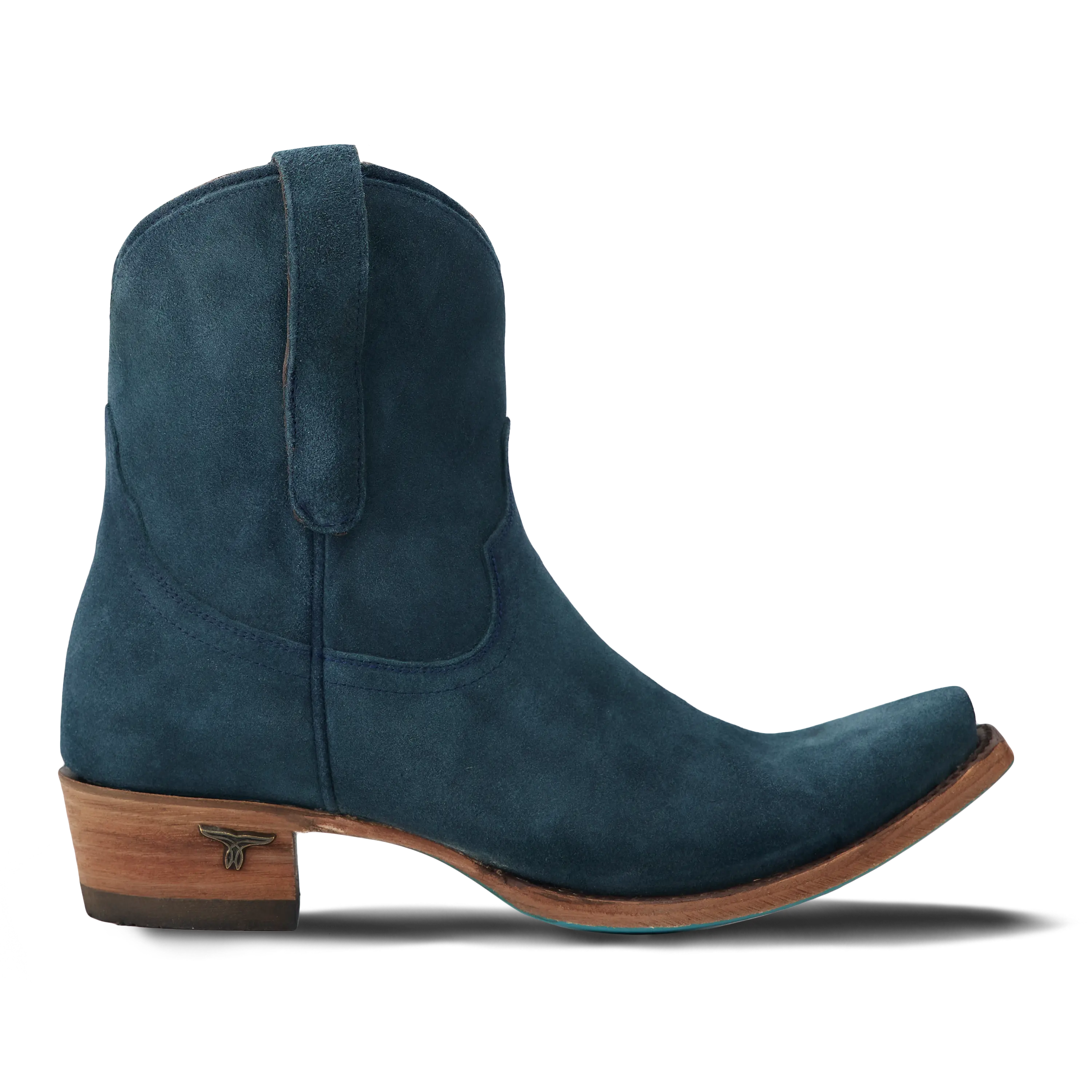 Emma Jane Bootie - Navy Suede