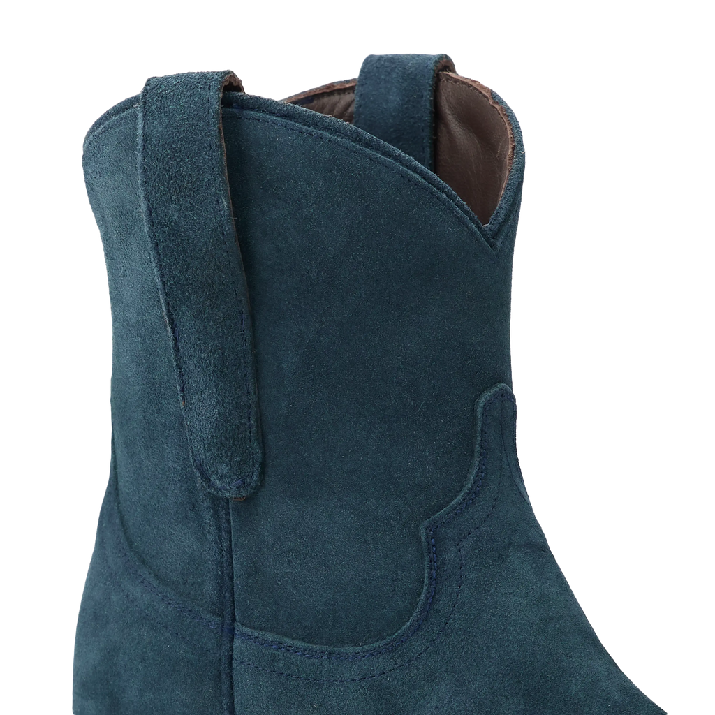 Emma Jane Bootie - Navy Suede