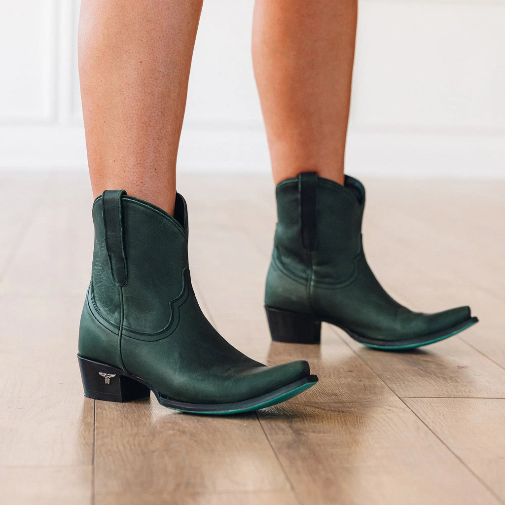 Emma Jane Bootie - Emerald Green **Final Sale**