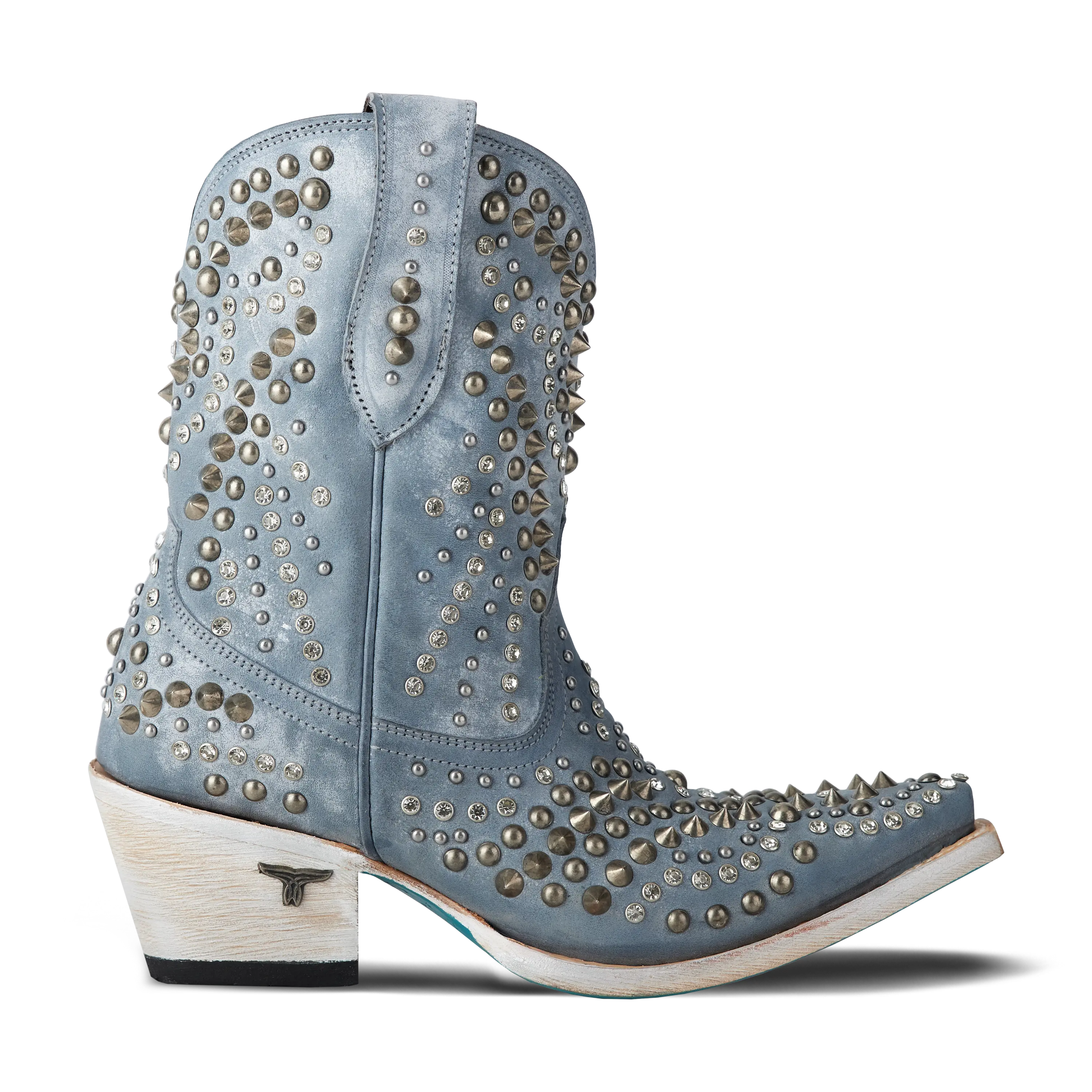 Dolly Bootie - Washed Denim