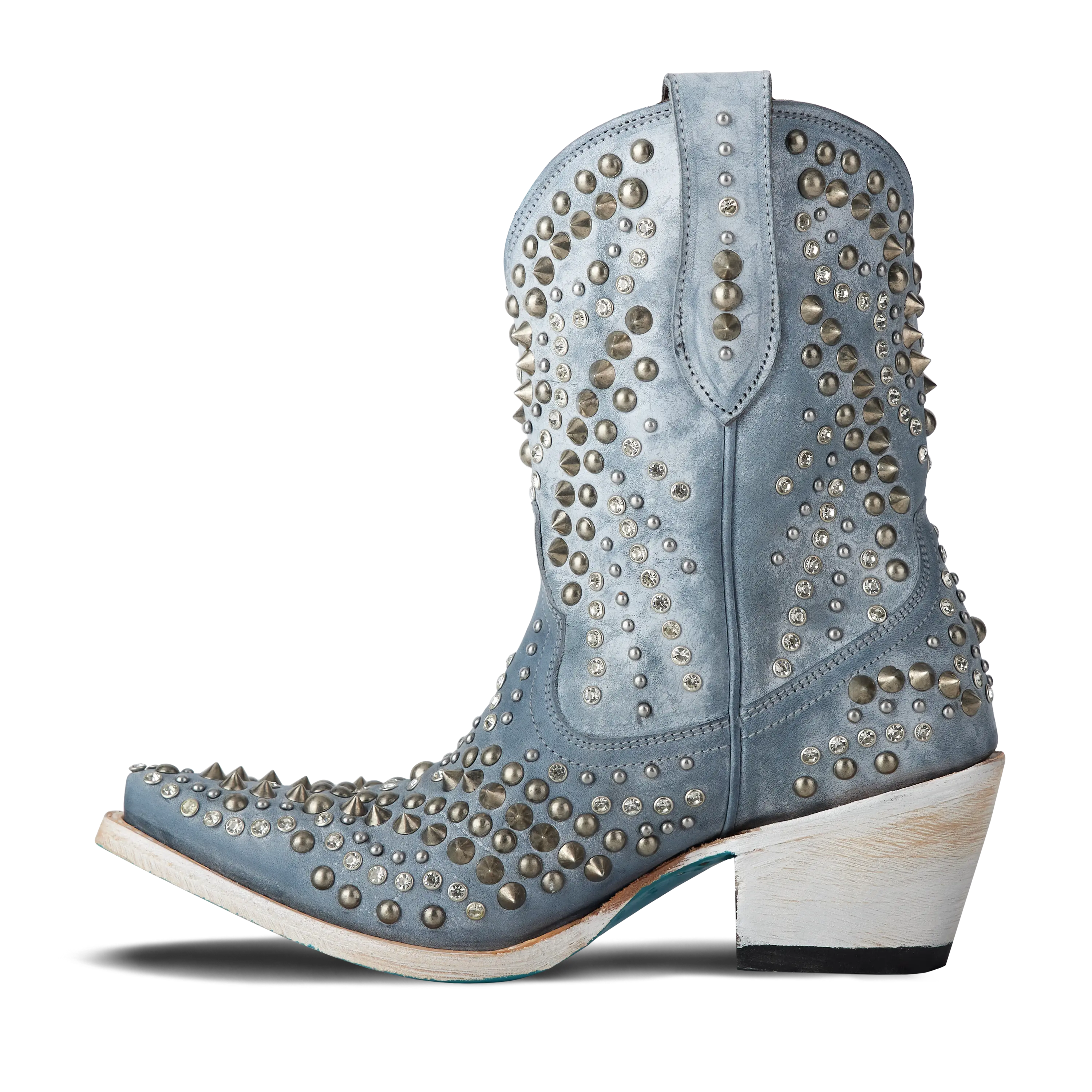 Dolly Bootie - Washed Denim