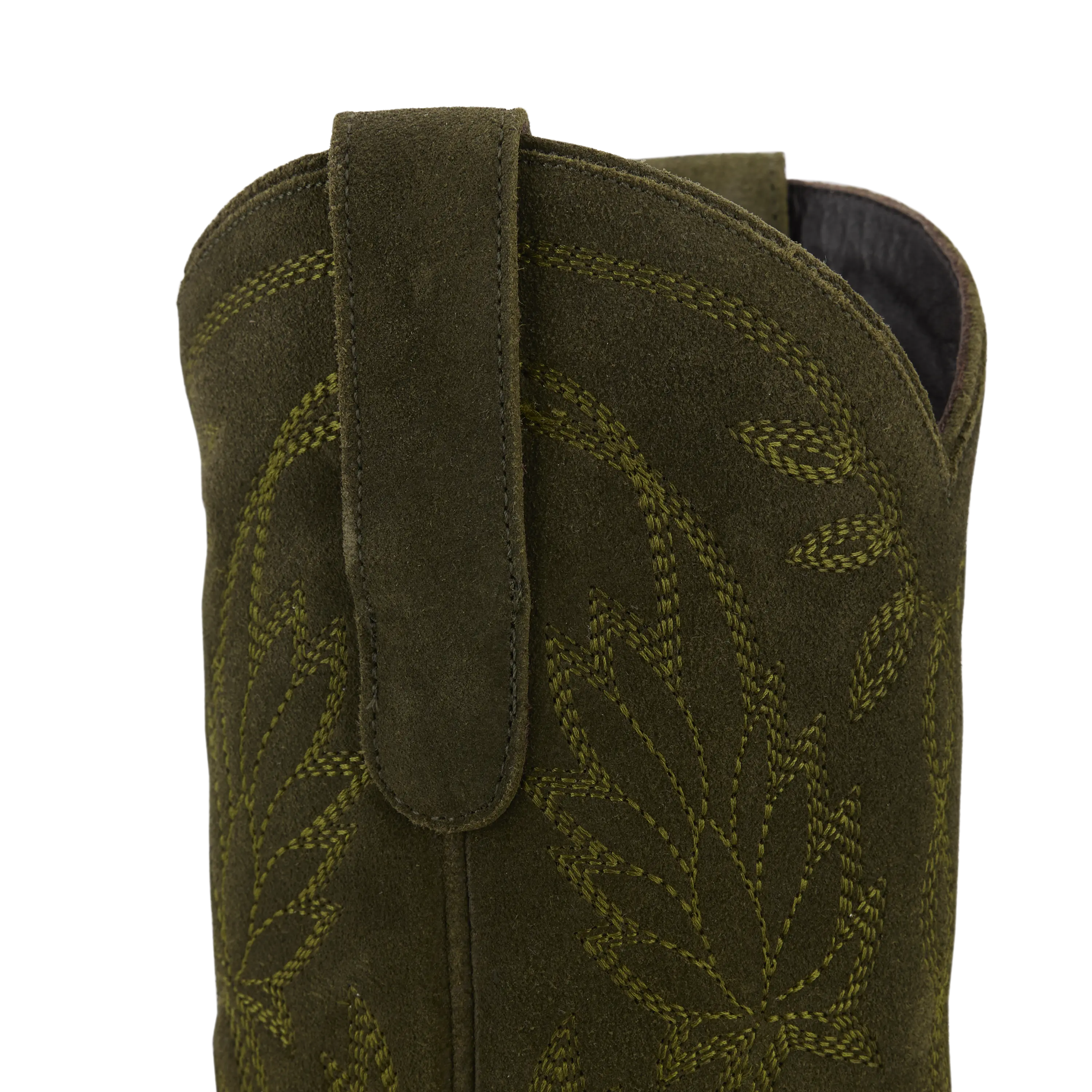 Sandaga Midi - Olive Suede