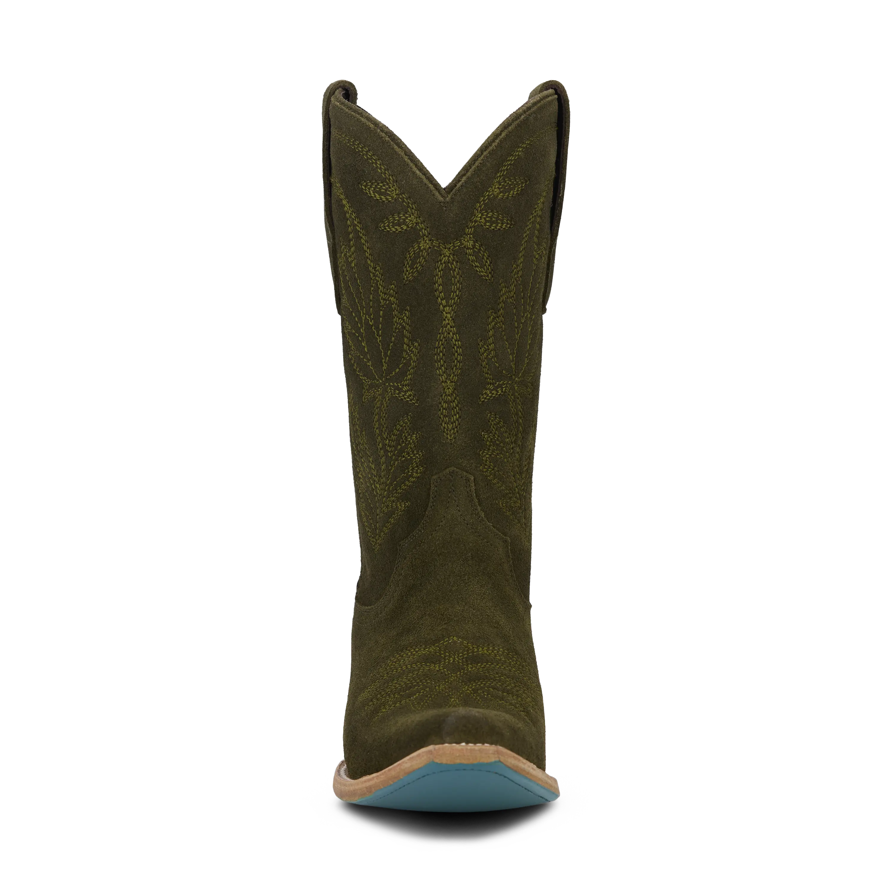 Sandaga Midi - Olive Suede