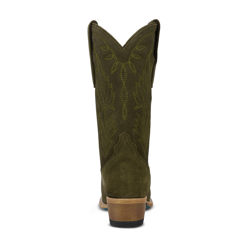 Sandaga Midi - Olive Suede