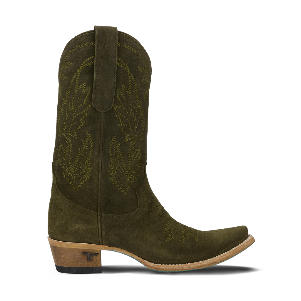 Sandaga Midi - Olive Suede