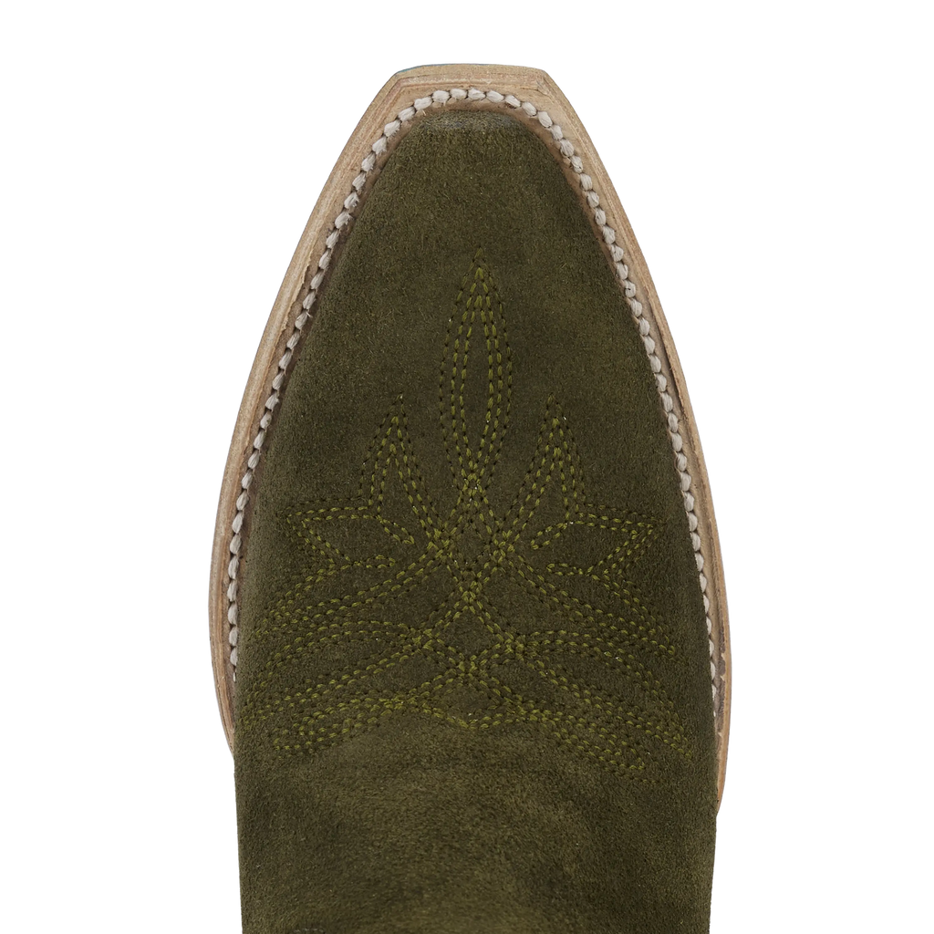 Sandaga Midi - Olive Suede