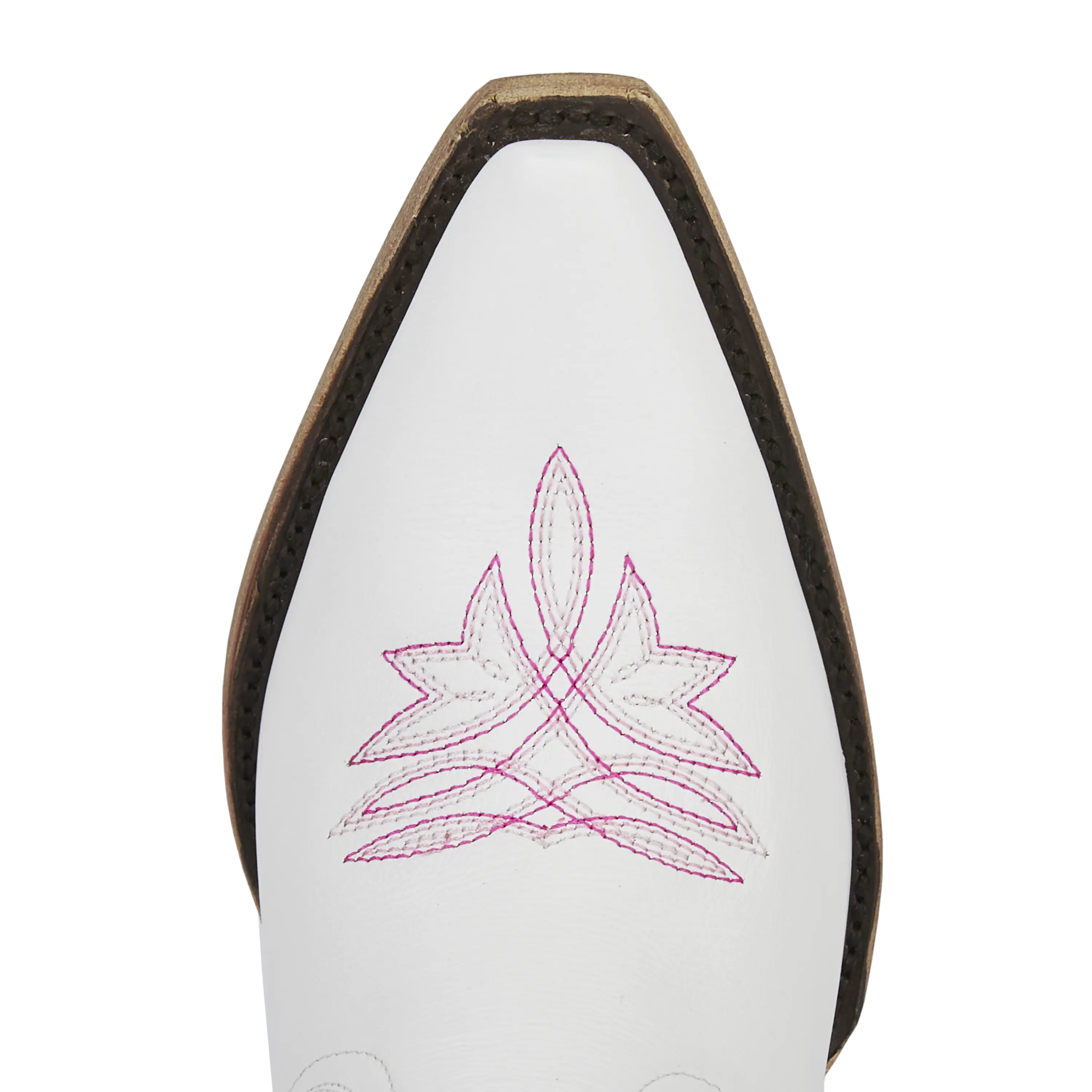 Smokeshow Boot - Matte White and Neon Pink