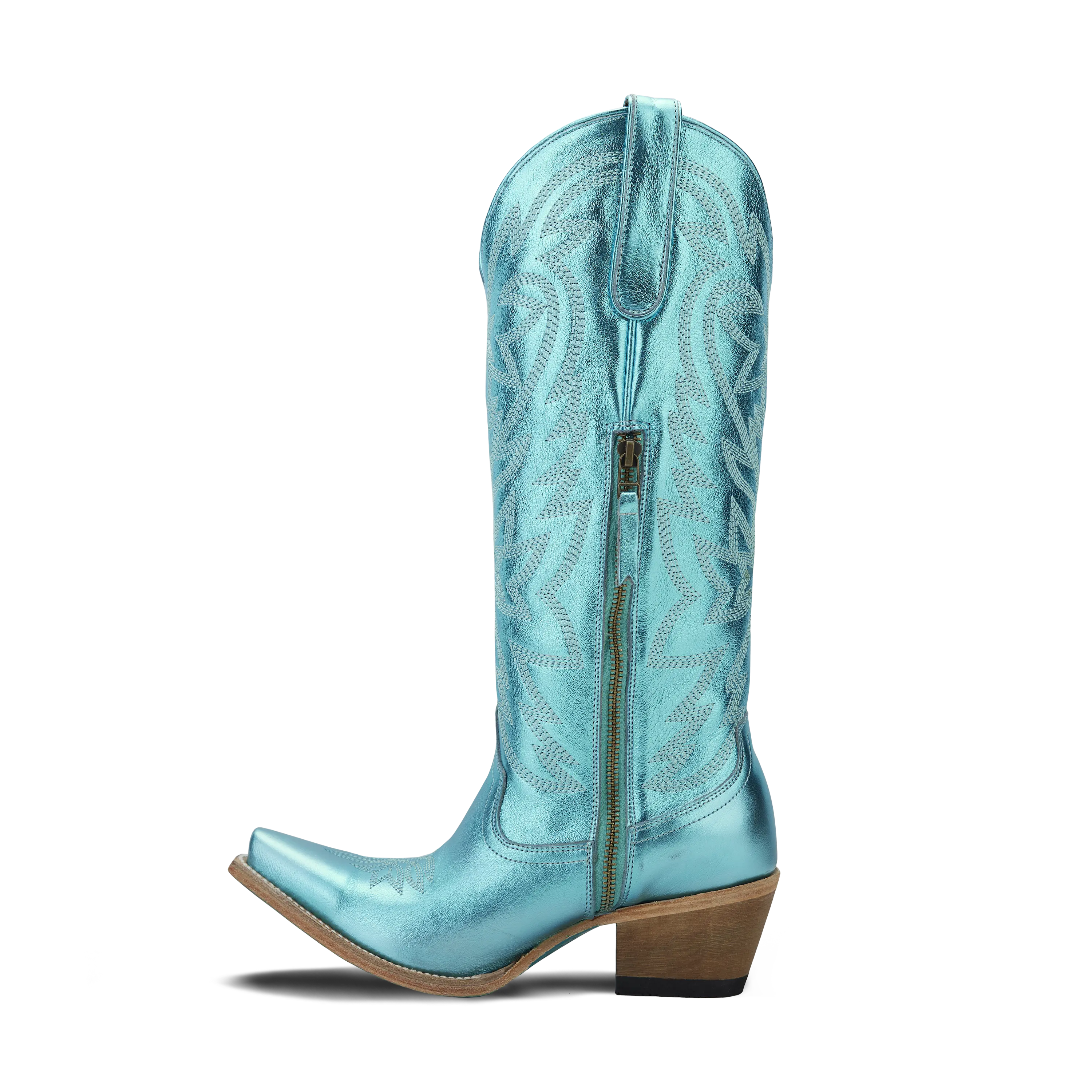 Smokeshow Boot - Turquoise Metallic