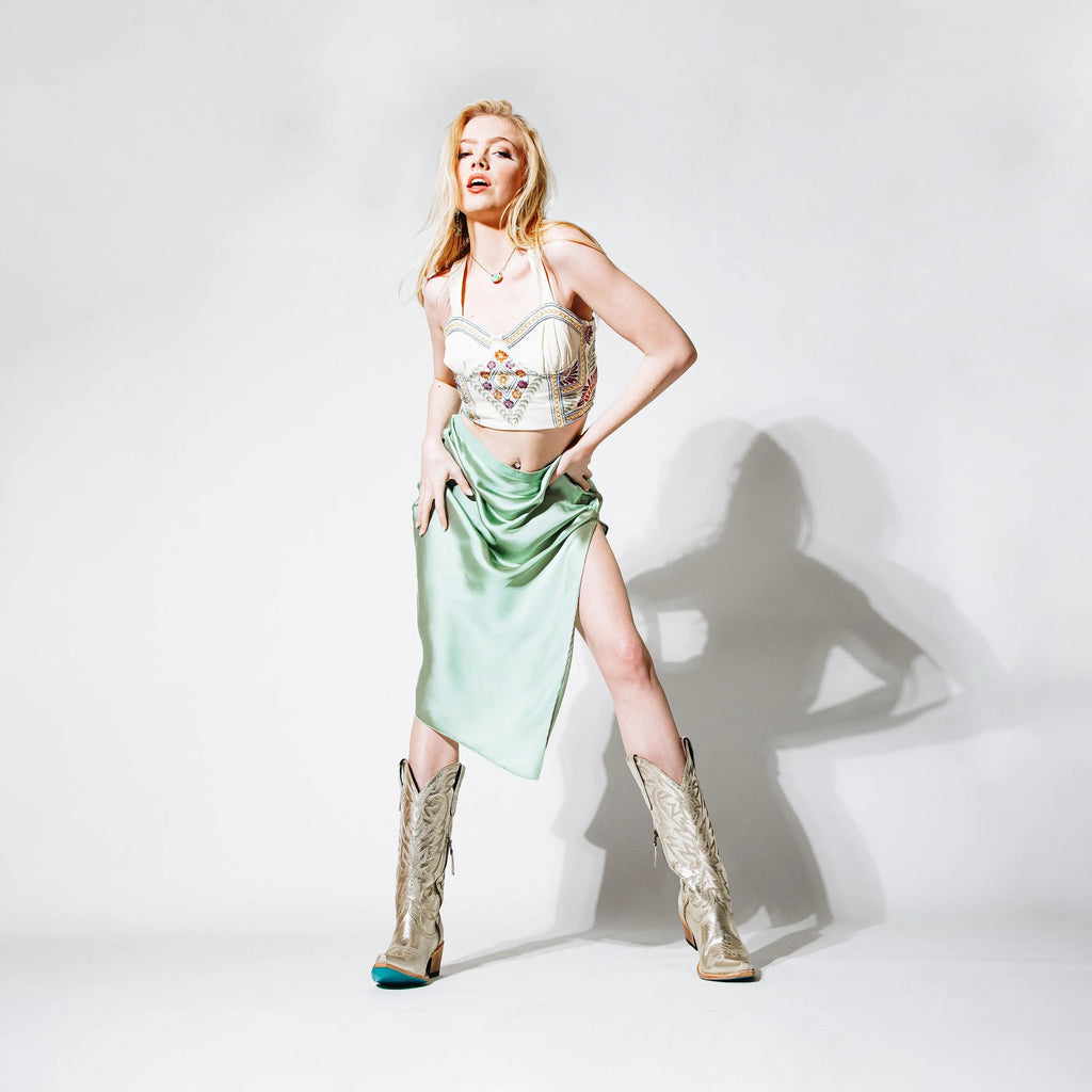 Smokeshow Boot - Champagne Metallic