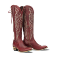 Monica Knee High Corset - Smoldering Ruby