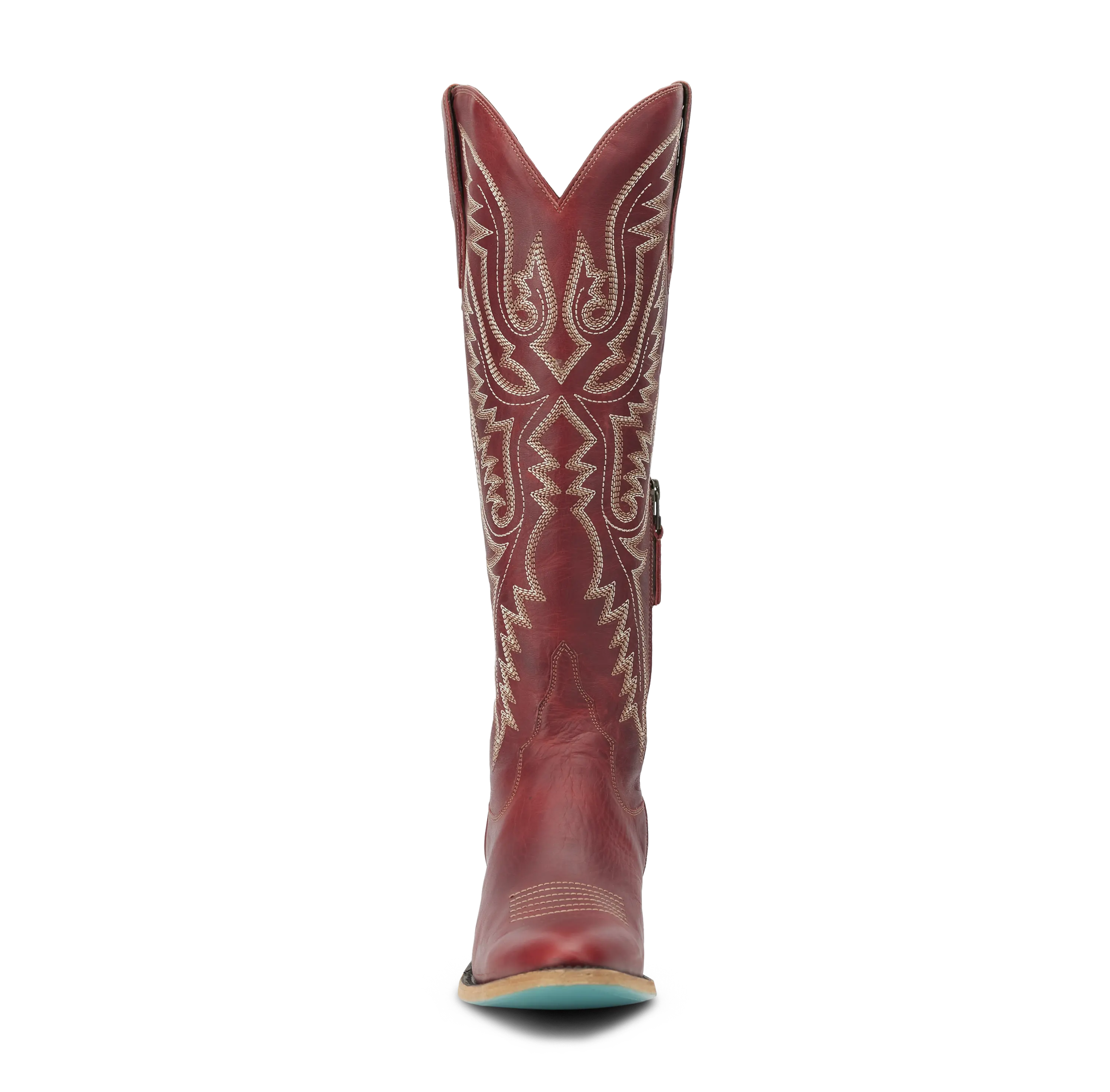Monica Knee High Corset - Smoldering Ruby