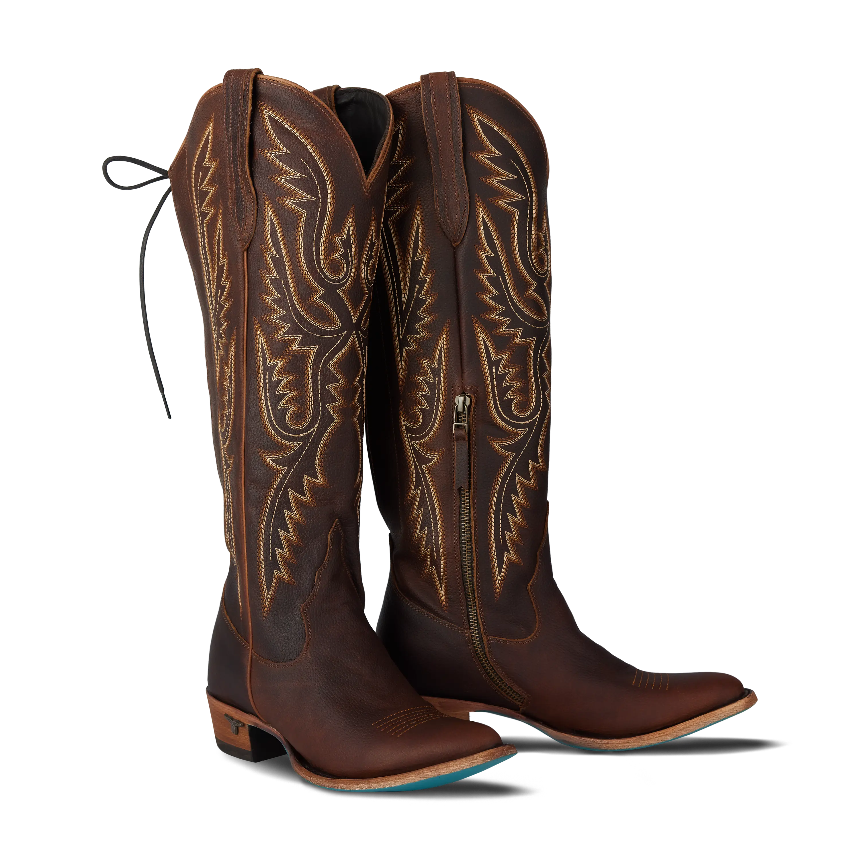 Monica Knee High Corset - Cognac **Final Sale**