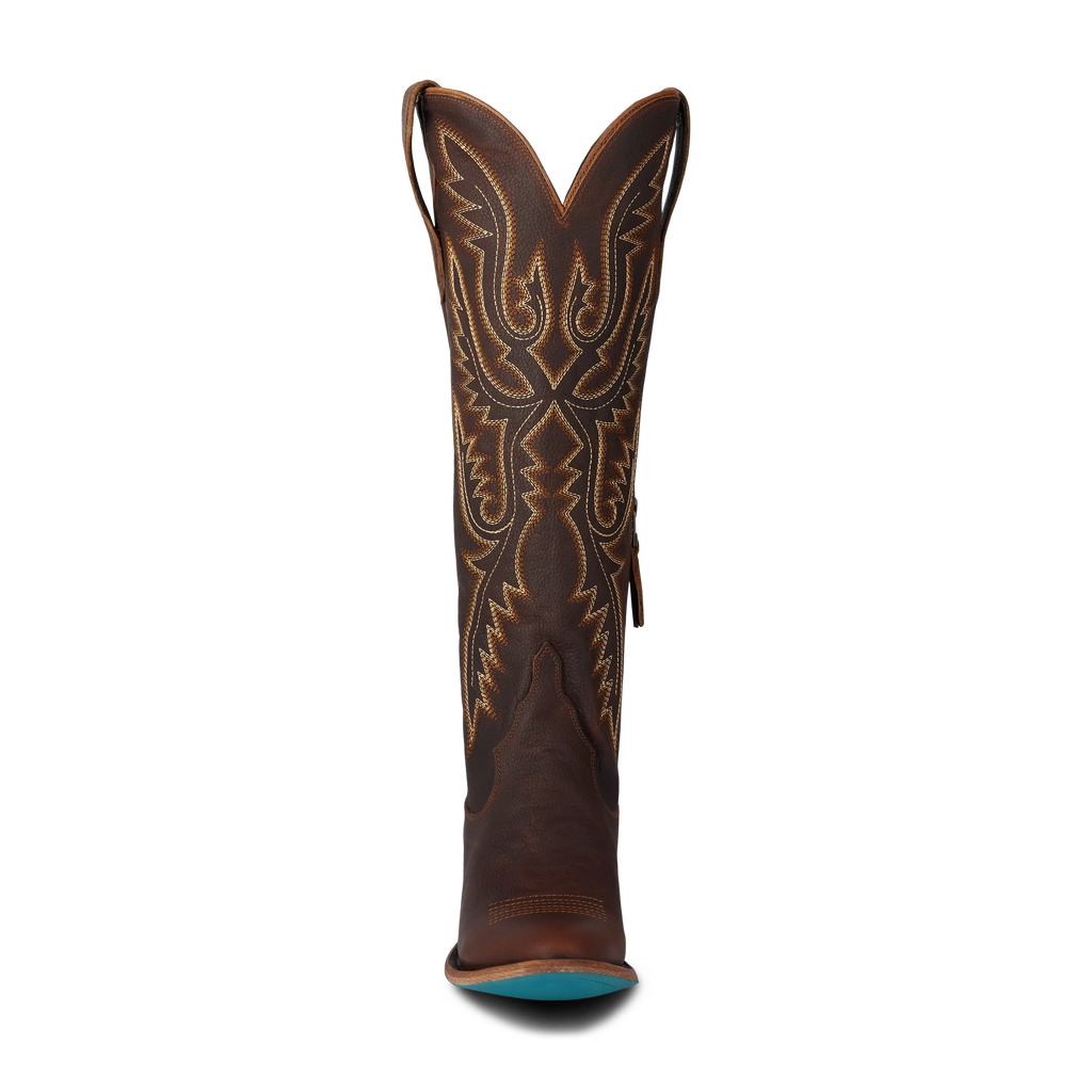 Monica Knee High Corset - Cognac **Final Sale**