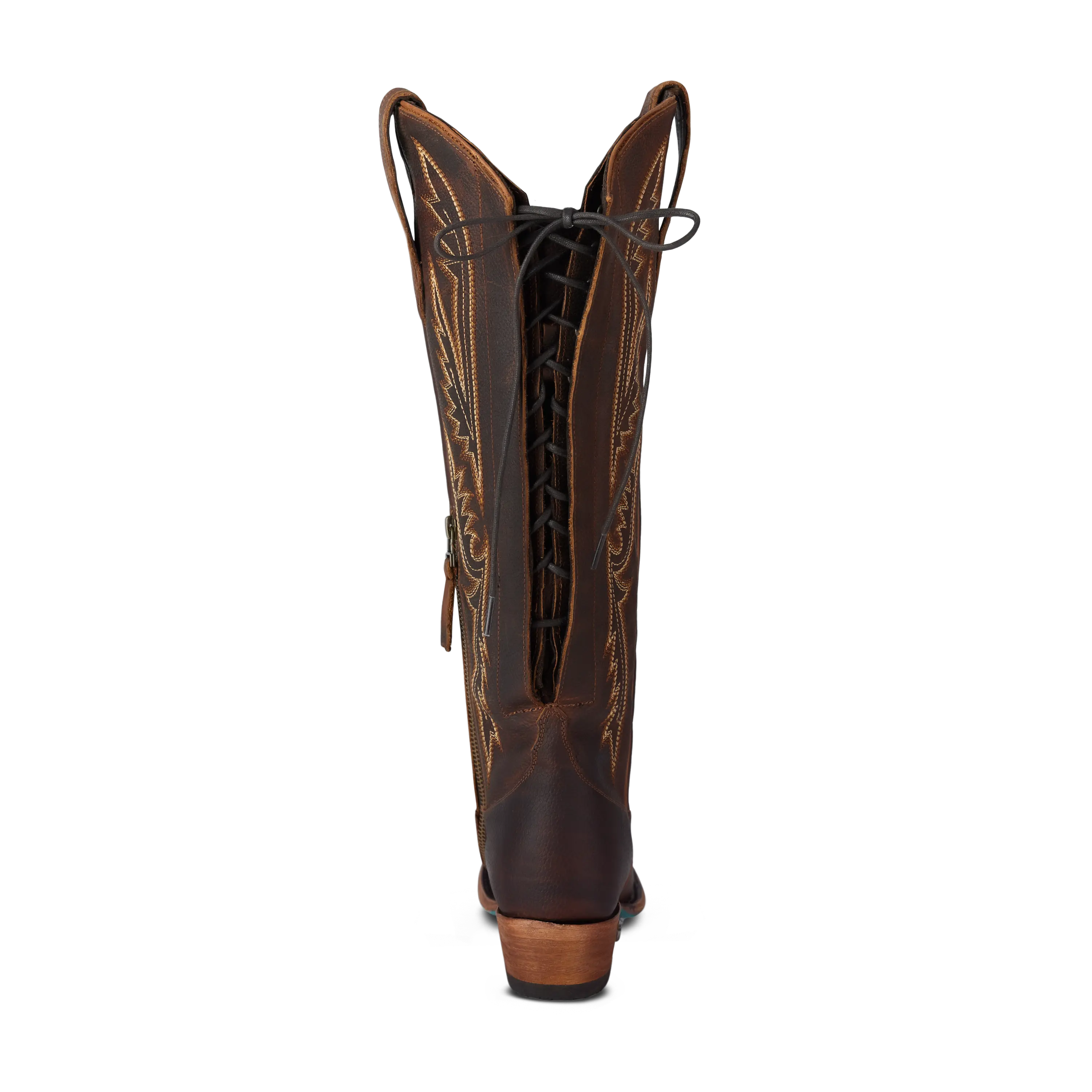 Monica Knee High Corset - Cognac **Final Sale**