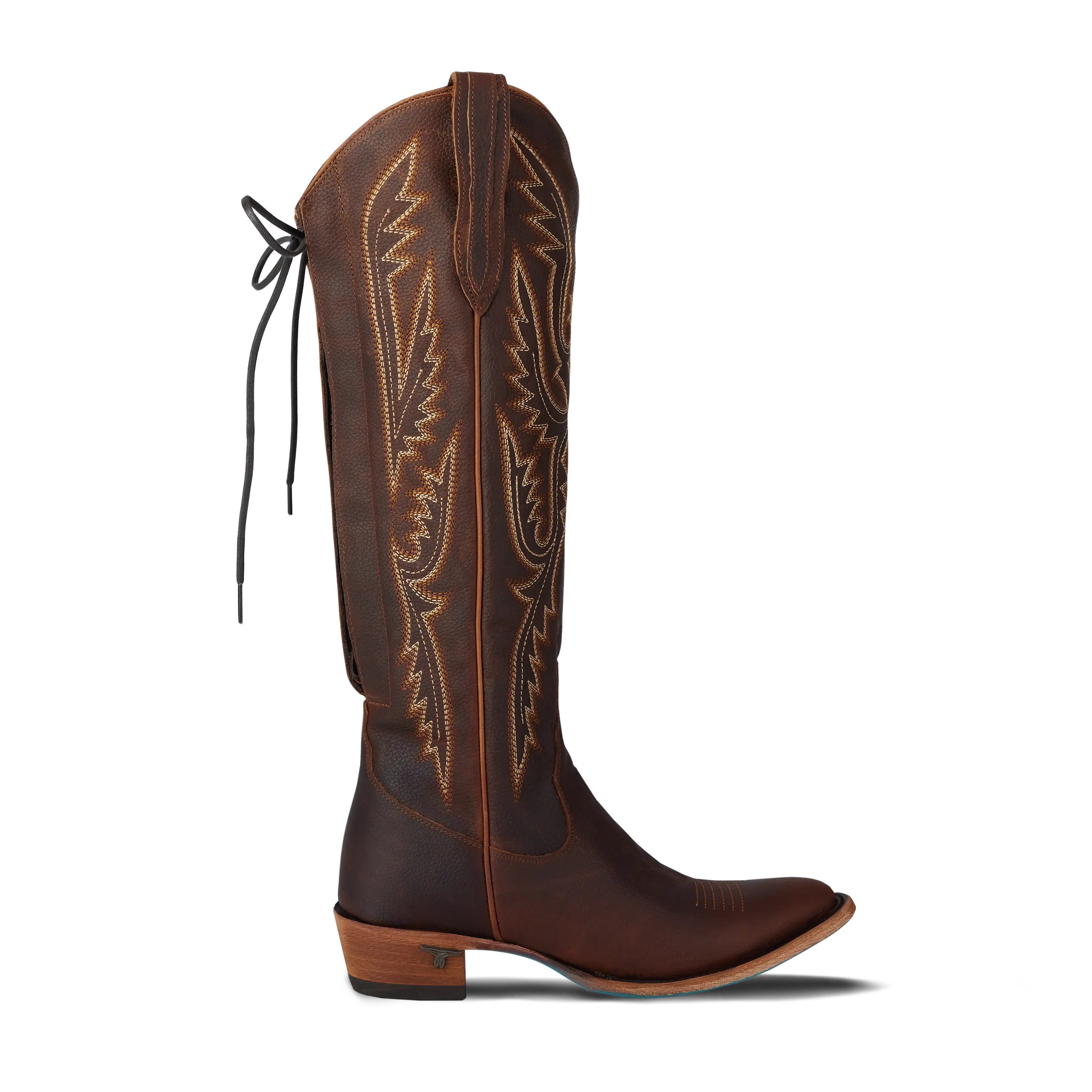Monica Knee High Corset - Cognac **Final Sale**